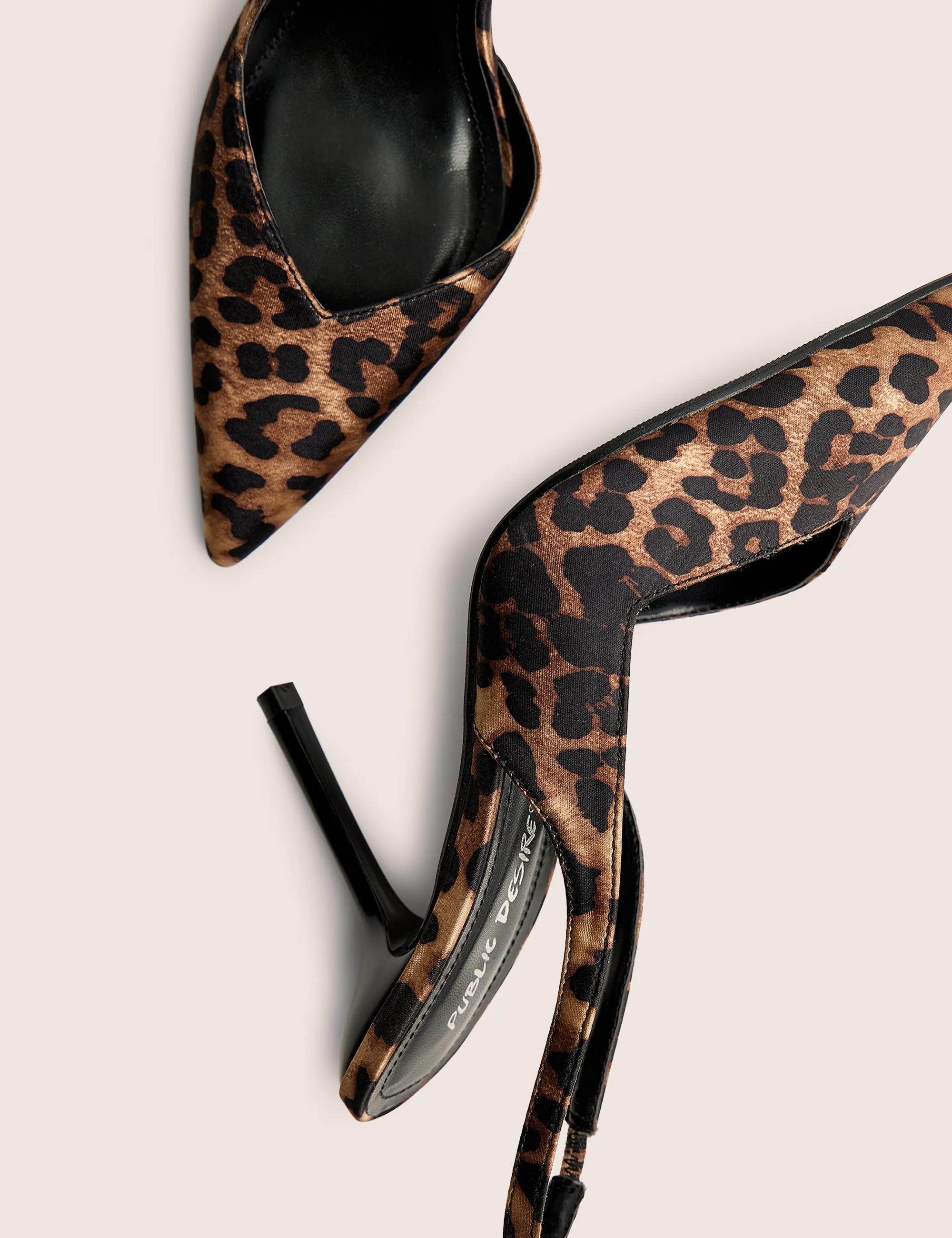 Extra Leopard Slingback Court High Heels sold by Public Desire product image thumbnail 4