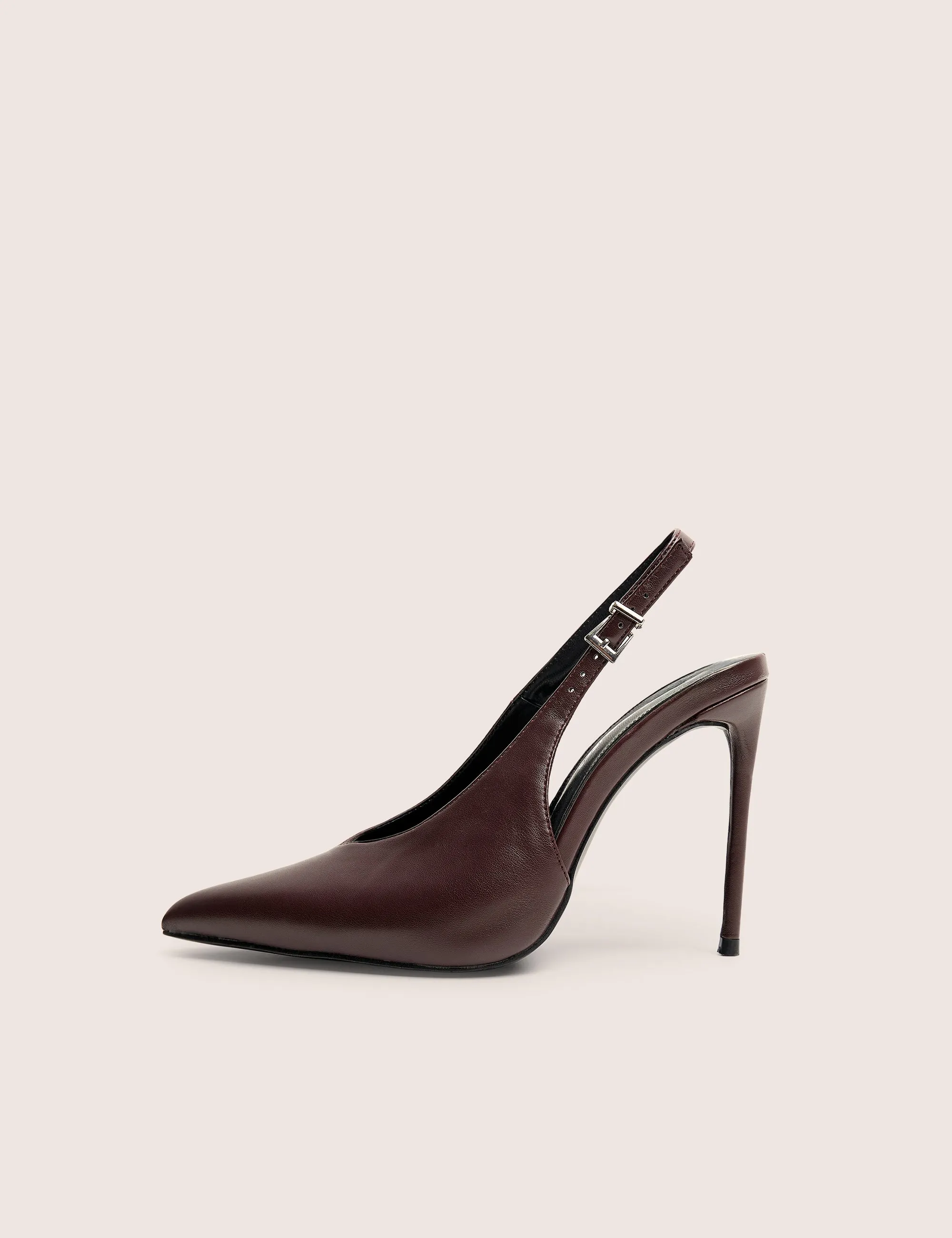 Tatti Burgundy Slingback Court Heel sold by Public Desire