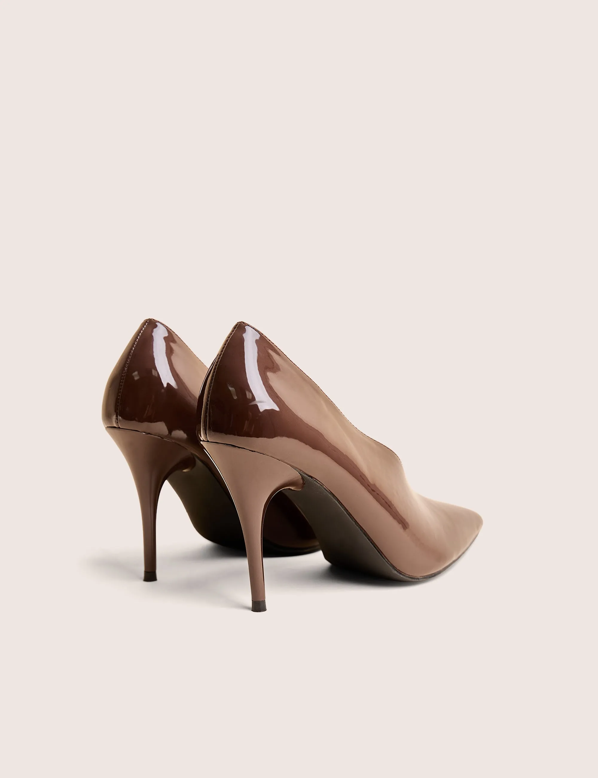 Sedona Brown Patent Court High Heels sold by Public Desire product image thumbnail 4