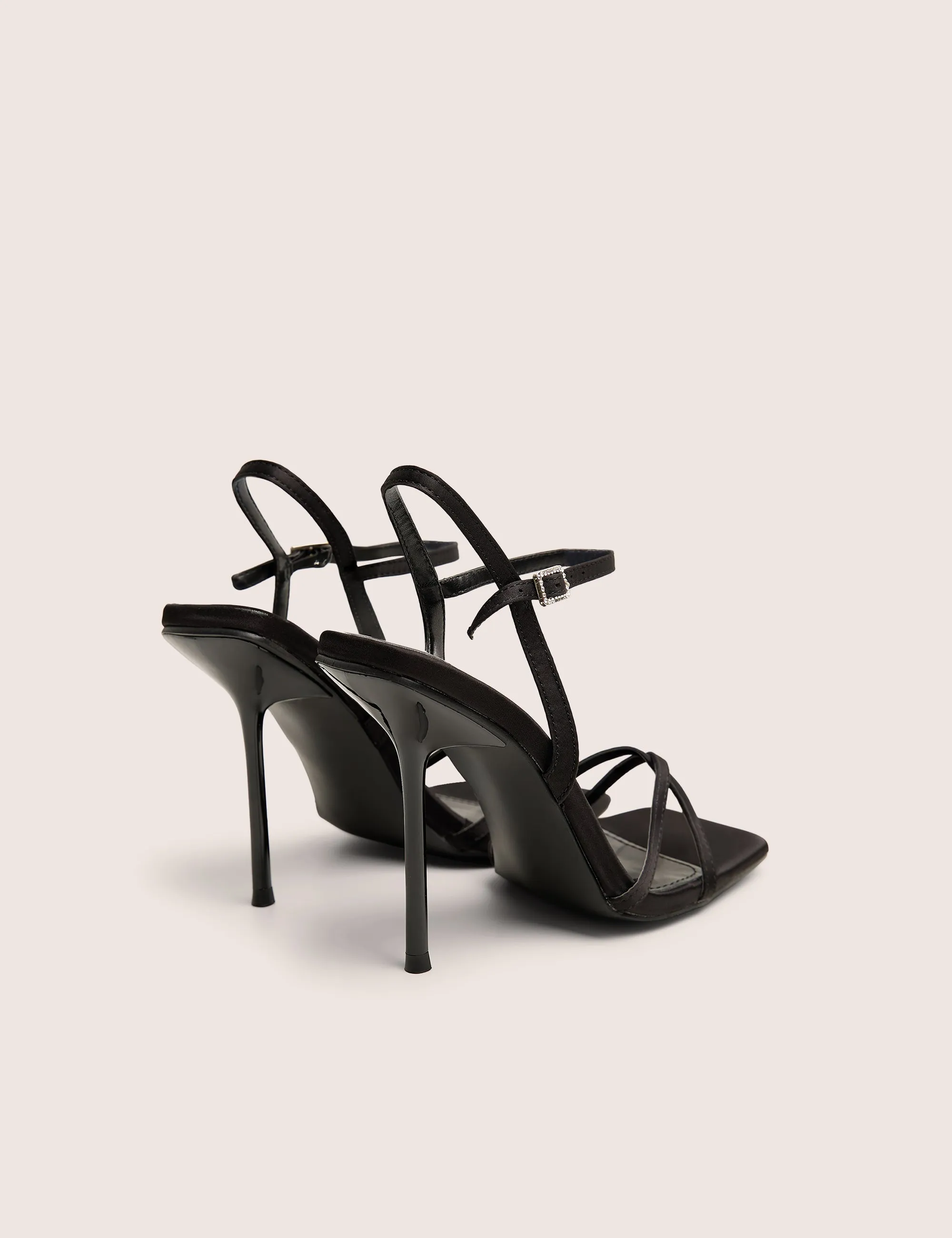 Moss Black Velvet Strappy Stiletto Heels sold by Public Desire product image thumbnail 3