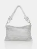 The Lillia Silver Diamante Bag sold by Public Desire