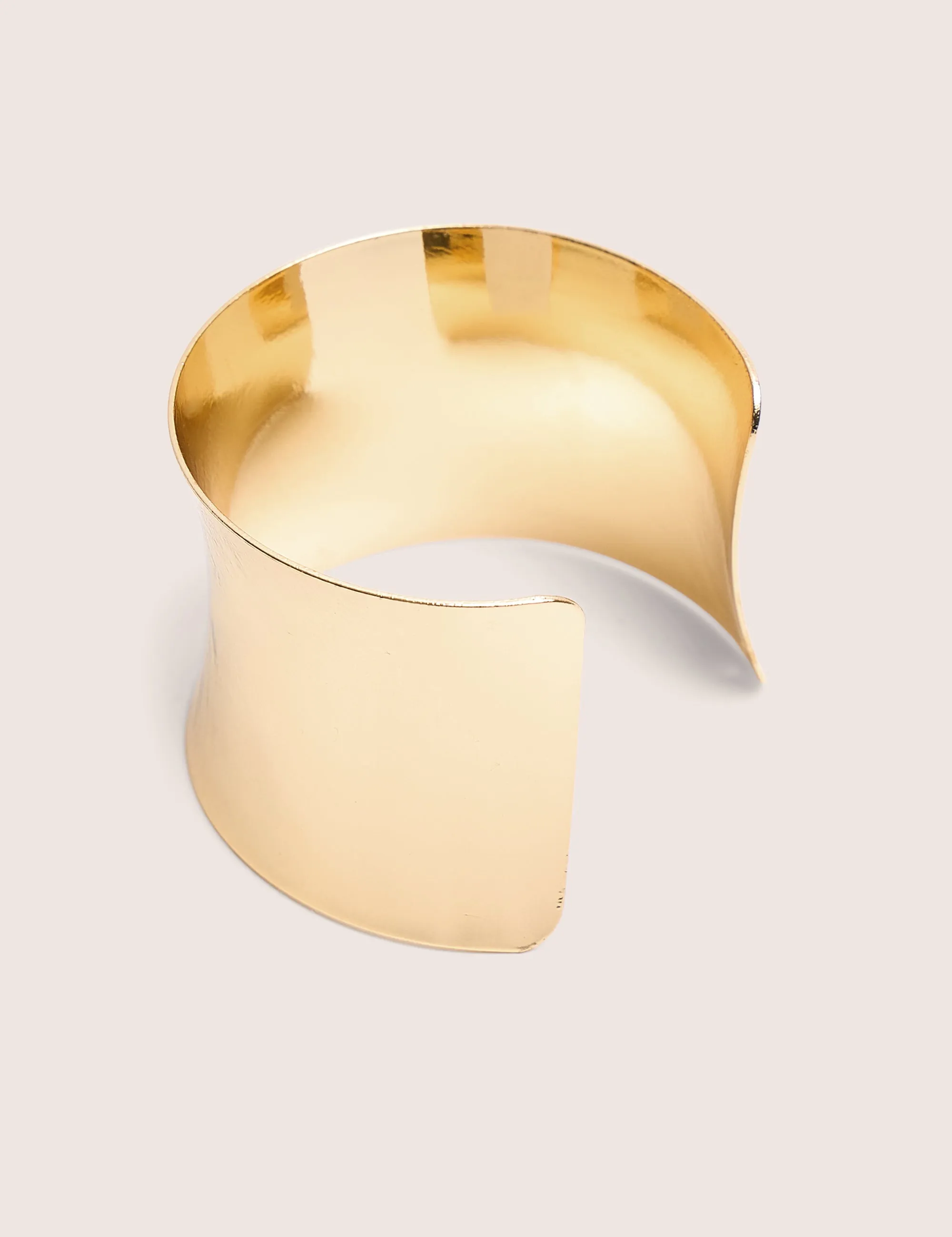Smooth Wide Cuff Bracelet Gold sold by Public Desire product image thumbnail 2