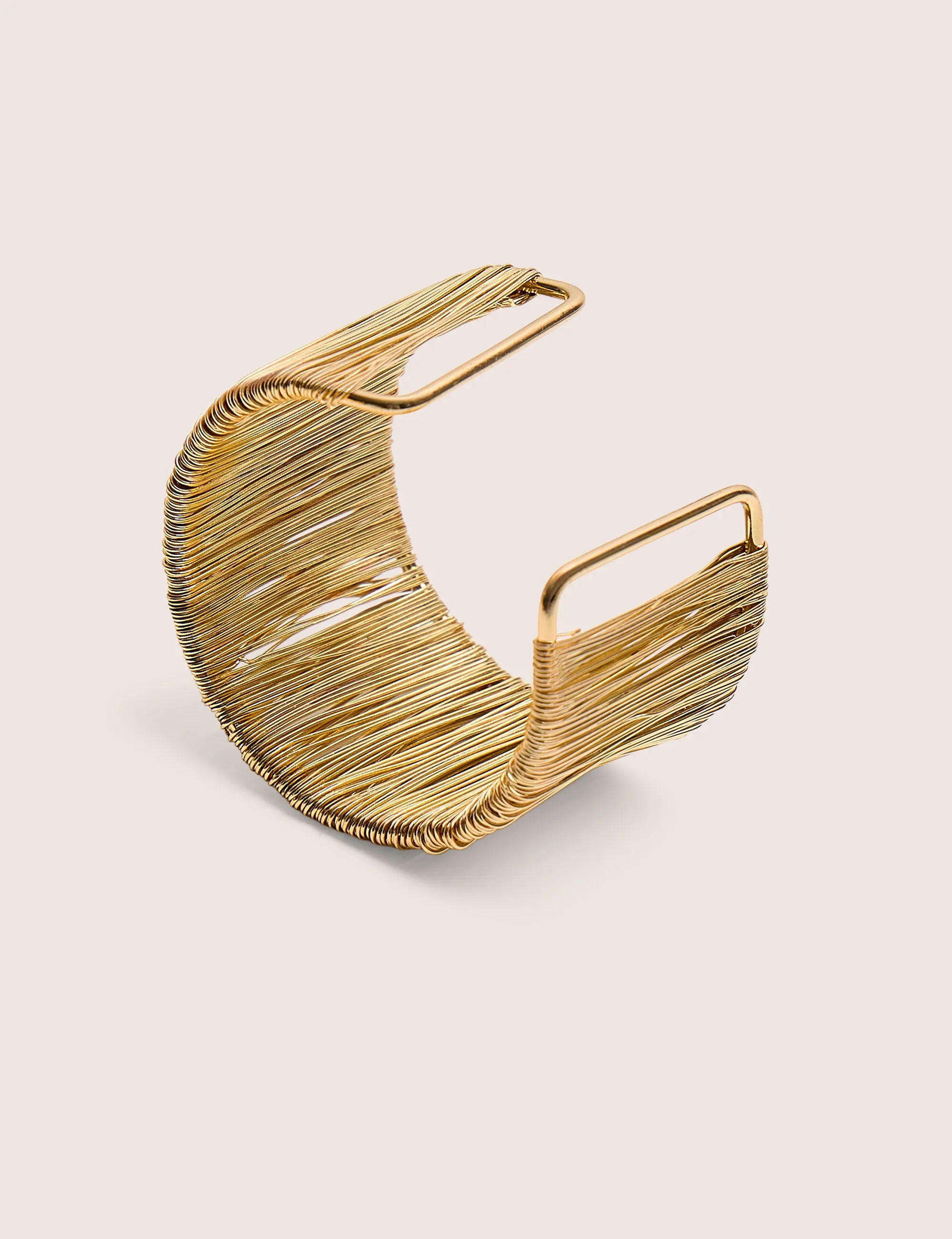 Wire Detail Open Cuff Bracelet Gold sold by Public Desire product image thumbnail 2