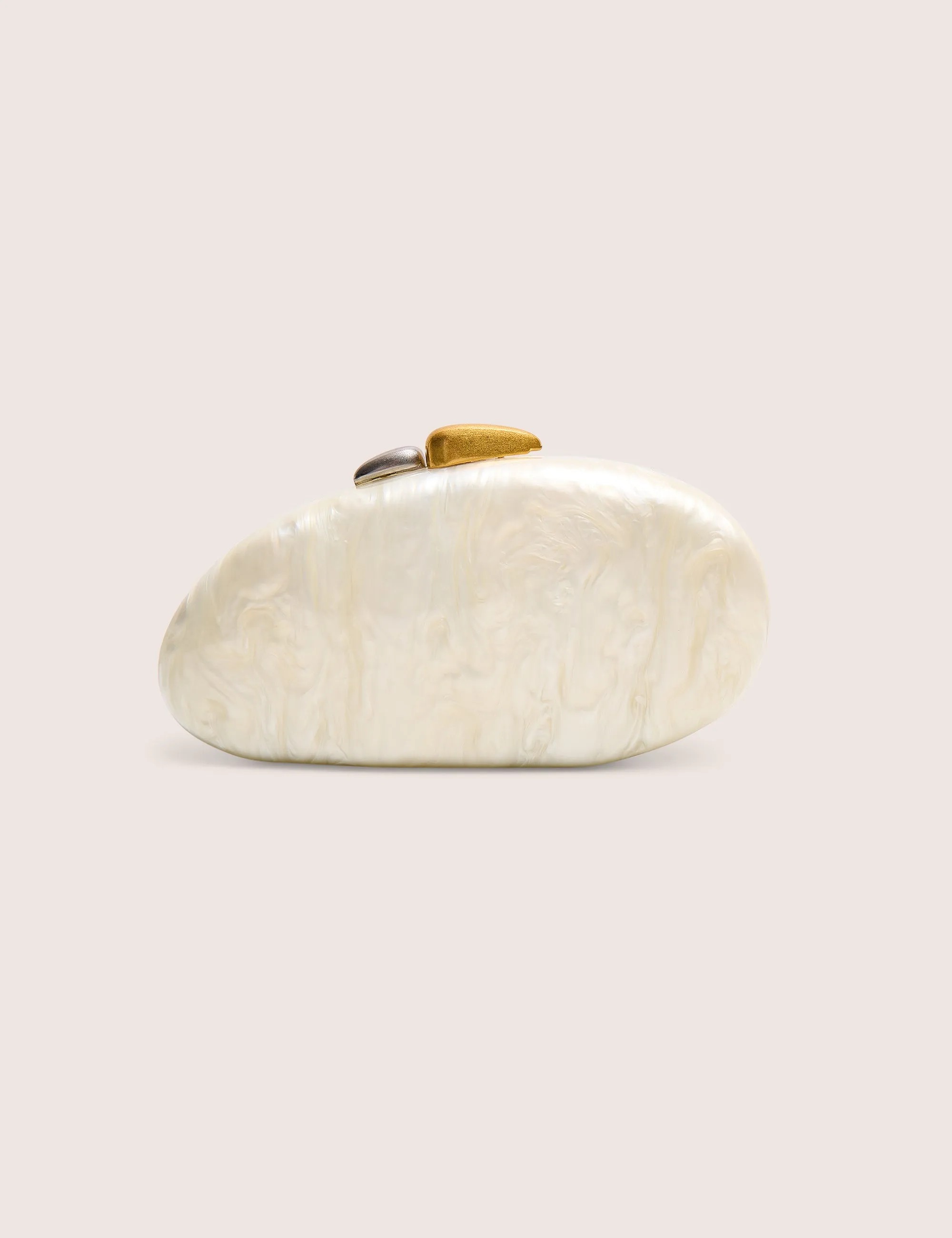 Hard Shell Oval Clutch Bag Pearl White sold by Public Desire product image thumbnail 2