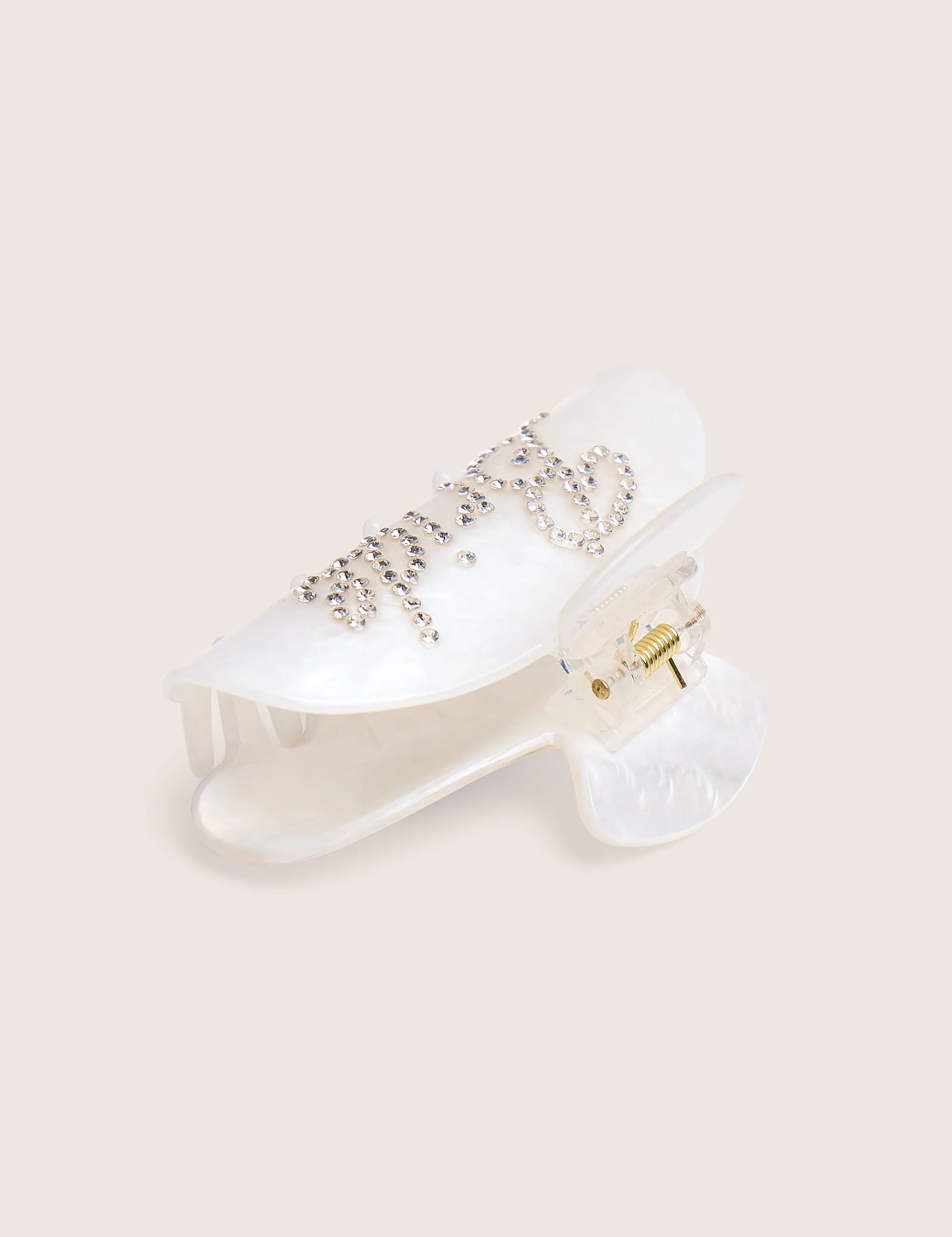 Bride Embellished Hair Claw Clip Pearl White sold by Public Desire product image thumbnail 3
