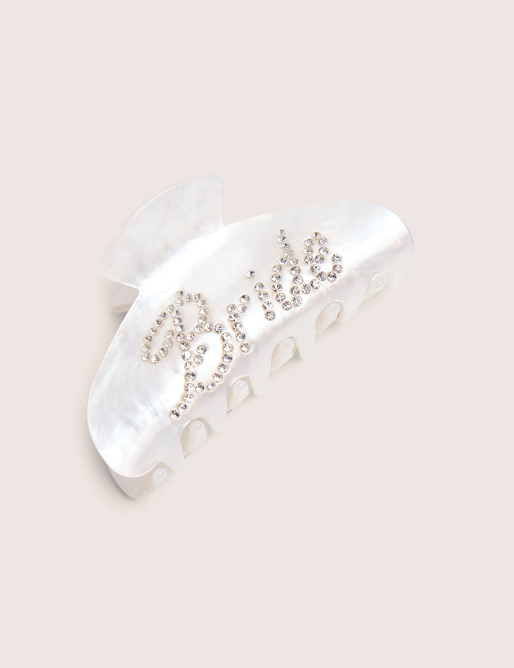 Bride Embellished Hair Claw Clip Pearl White sold by Public Desire product image thumbnail 2