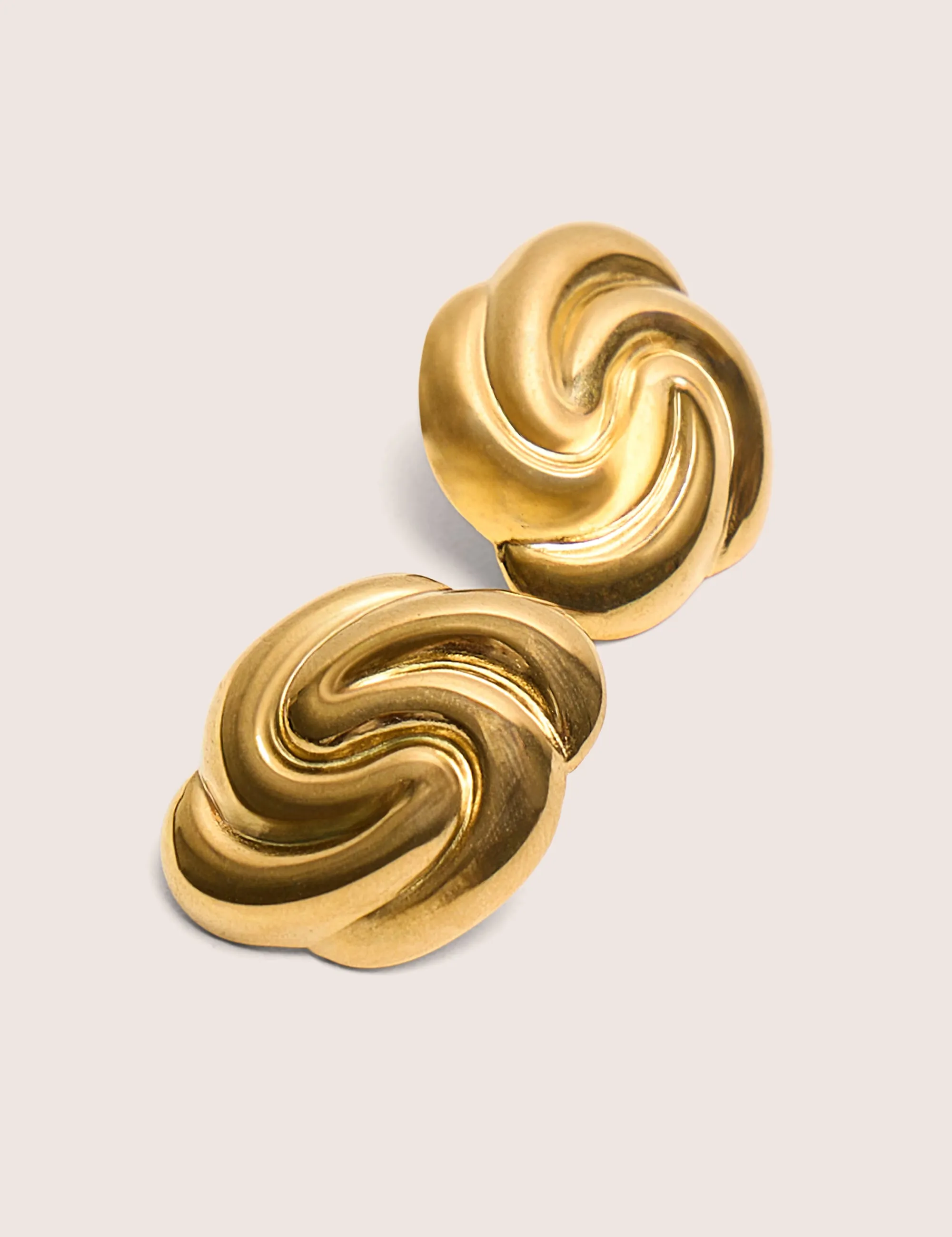 Swirl Detail Earrings Gold sold by Public Desire product image thumbnail 2