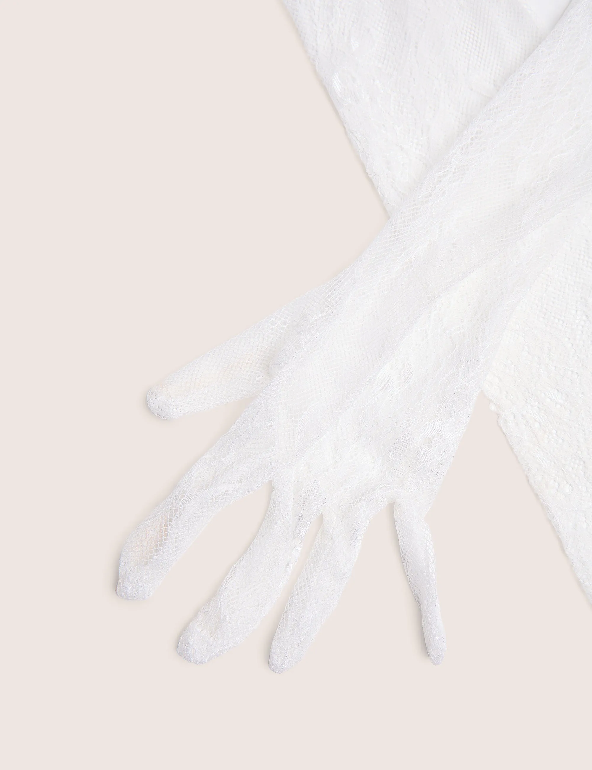 Long Sheer Lace Gloves White sold by Public Desire product image thumbnail 2