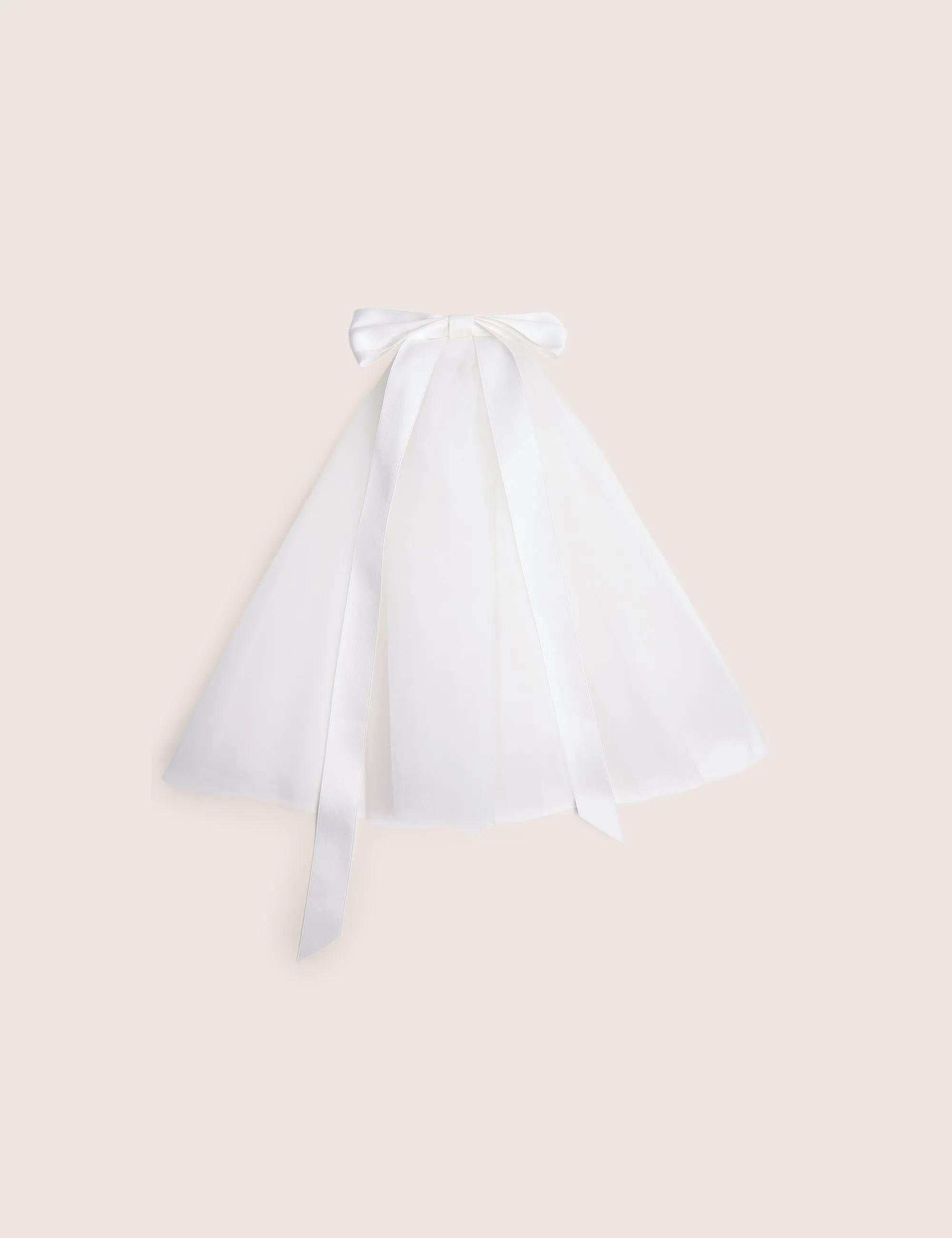 White Mesh Clip on Veil With Bow Detail sold by Public Desire product image thumbnail 4