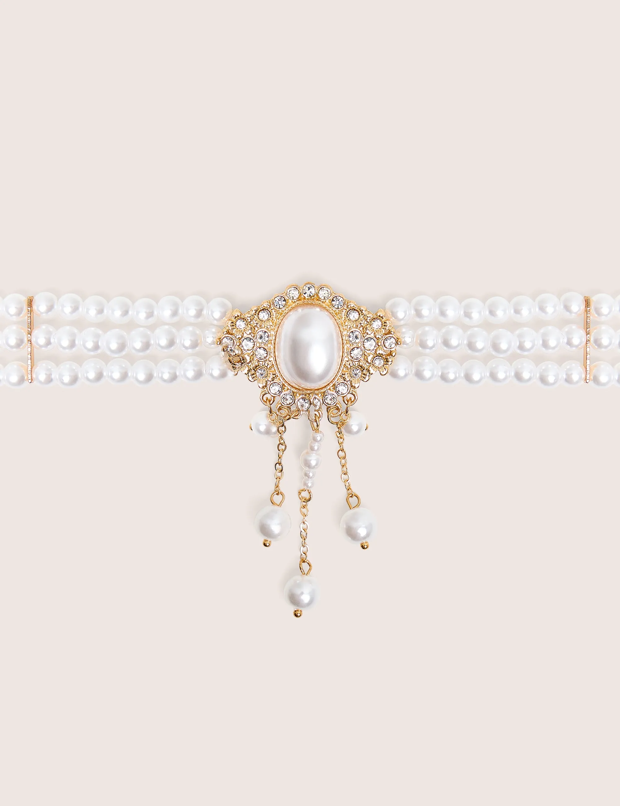 Pearl Choker With Diamante Detail sold by Public Desire product image thumbnail 2