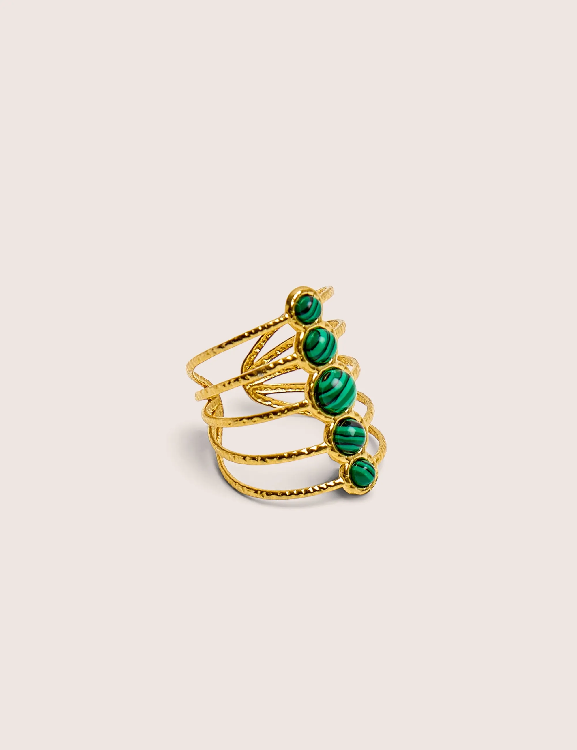 Adjustable Layered Resin Detail Ring in Gold sold by Public Desire product image thumbnail 2
