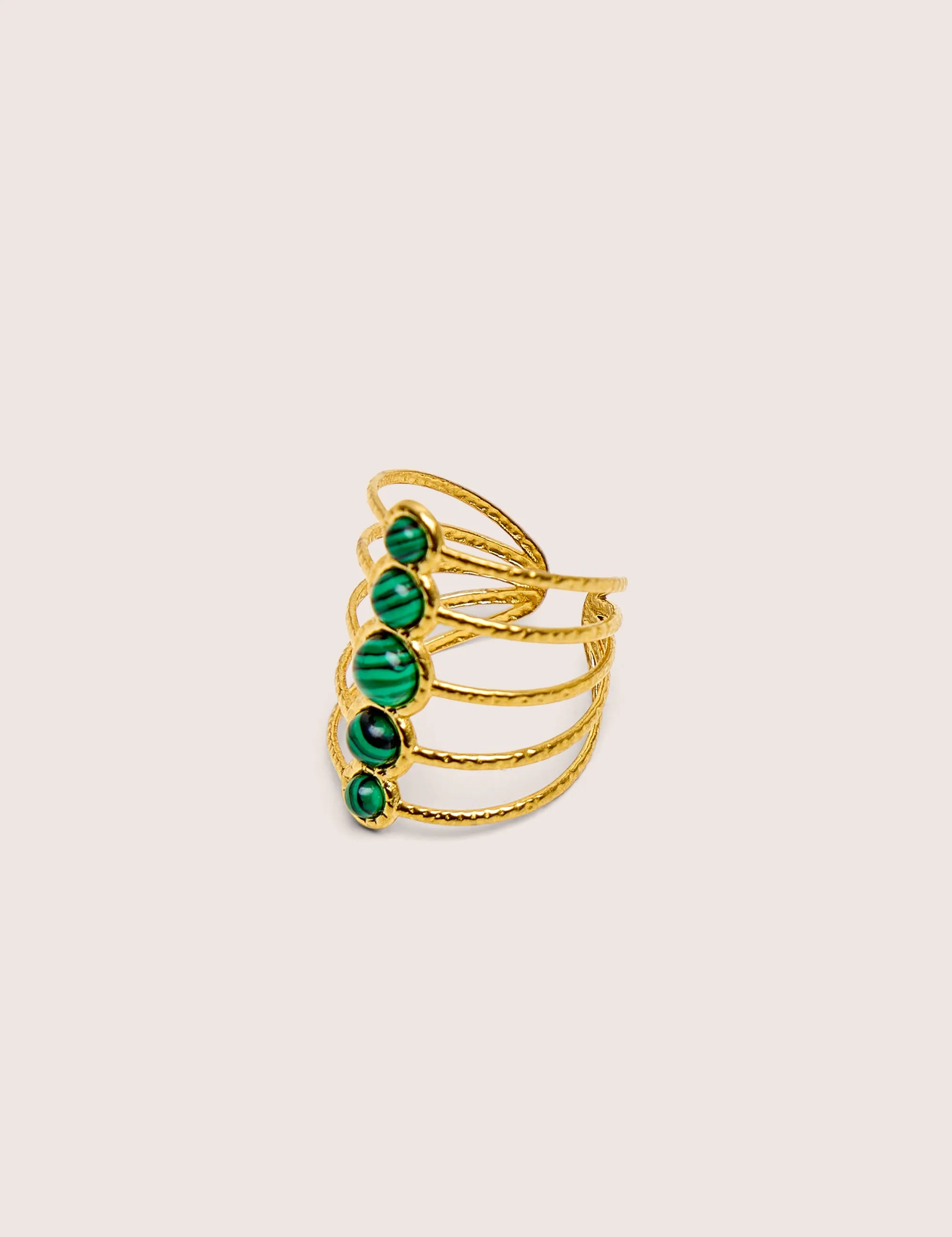 Adjustable Layered Resin Detail Ring in Gold sold by Public Desire product image thumbnail 3