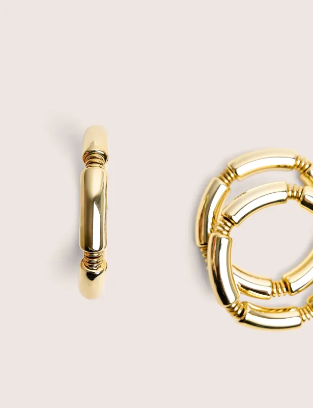 Pack of Three Gold Bracelets made by Public Desire