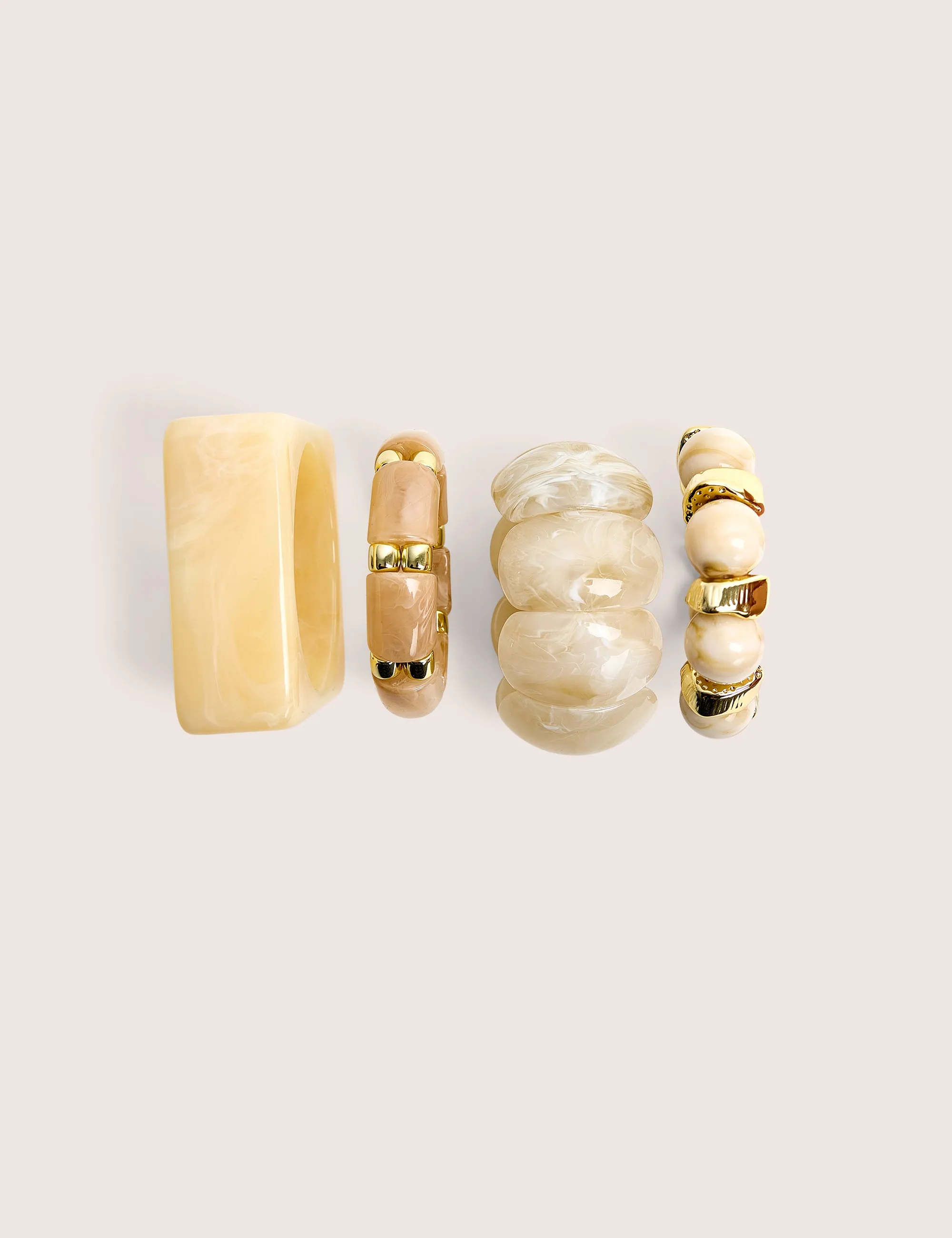 Pack of Four Resin Bangles sold by Public Desire