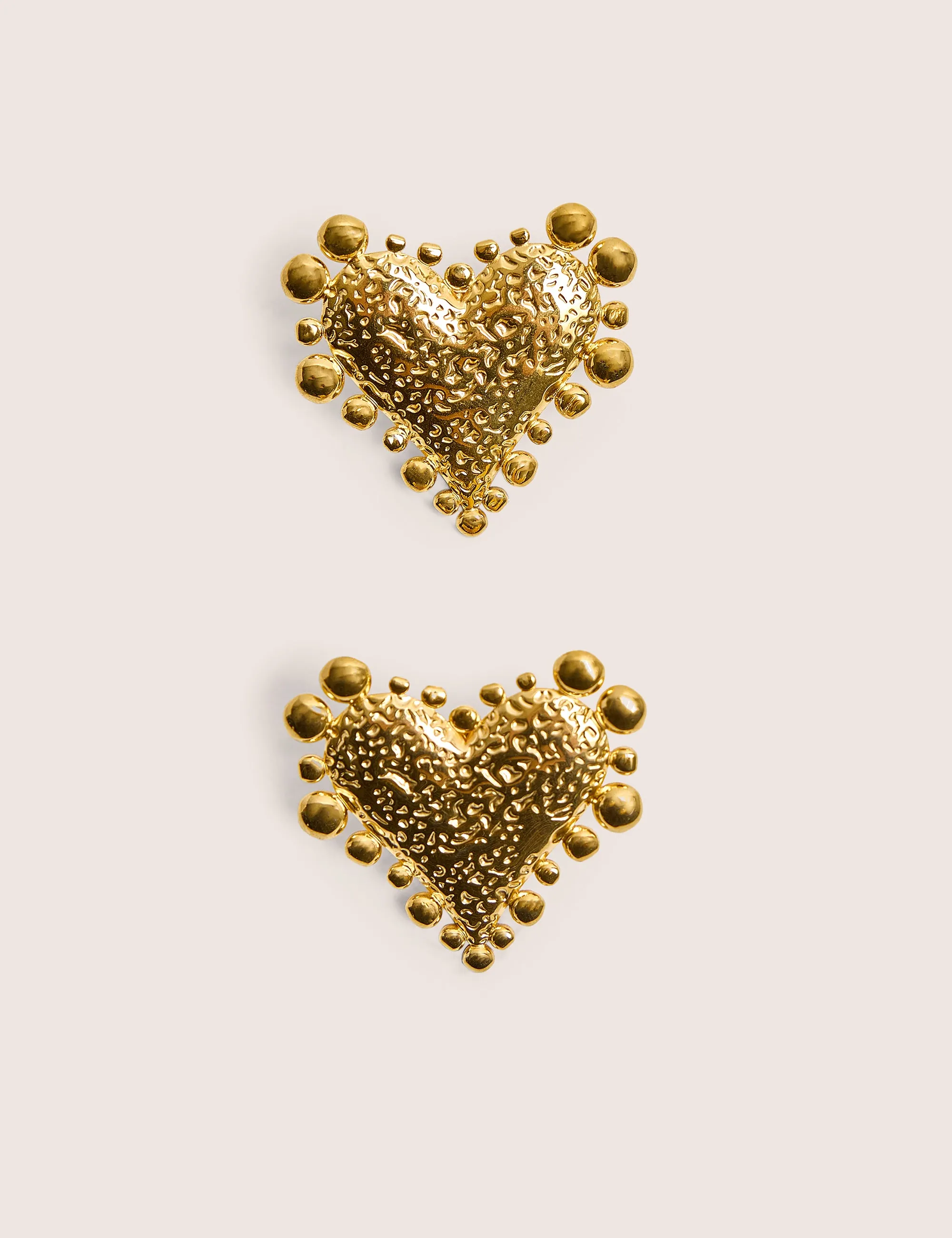 Gold Plated Heart Earrings sold by Public Desire product image thumbnail 2