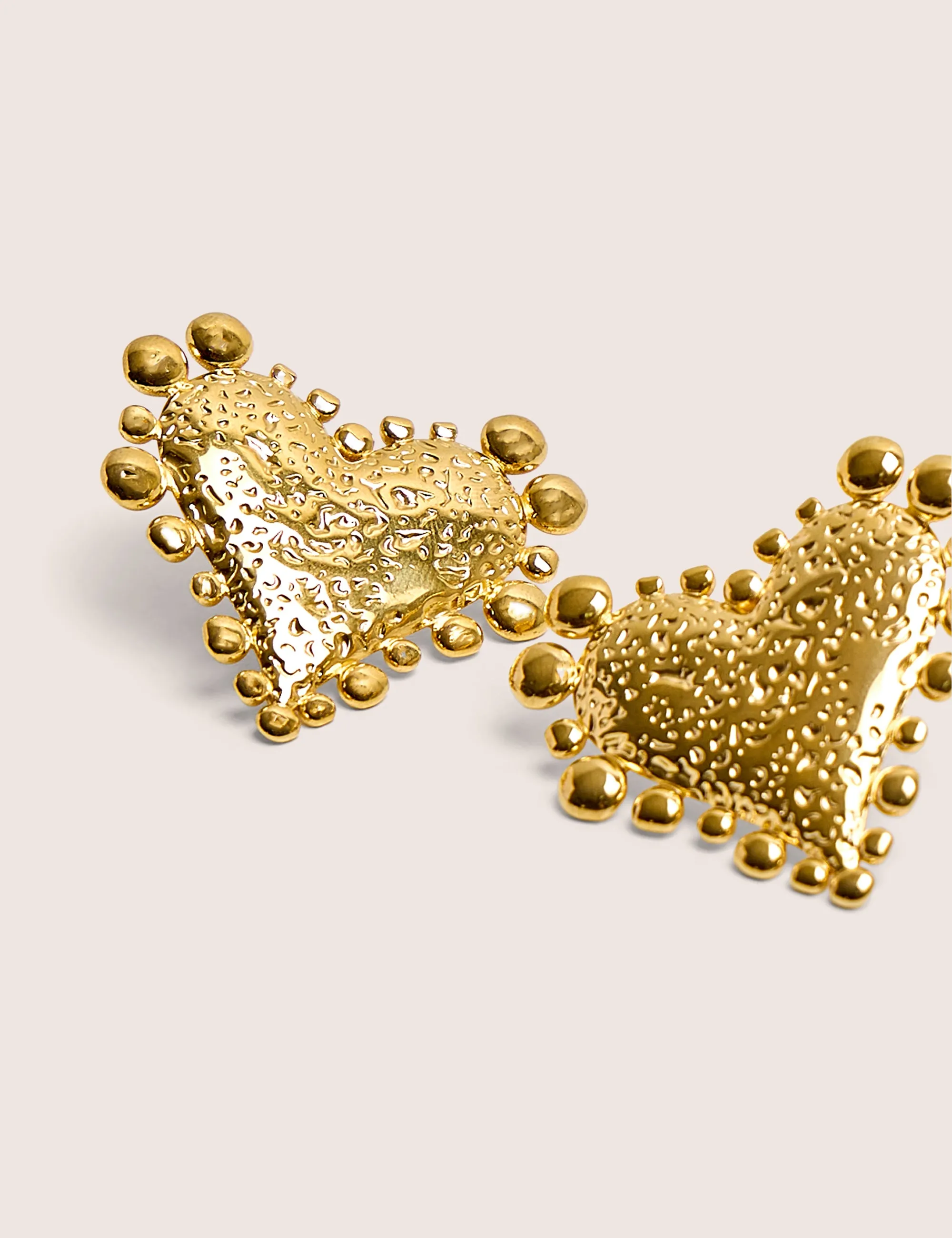Gold Plated Heart Earrings sold by Public Desire product image thumbnail 3