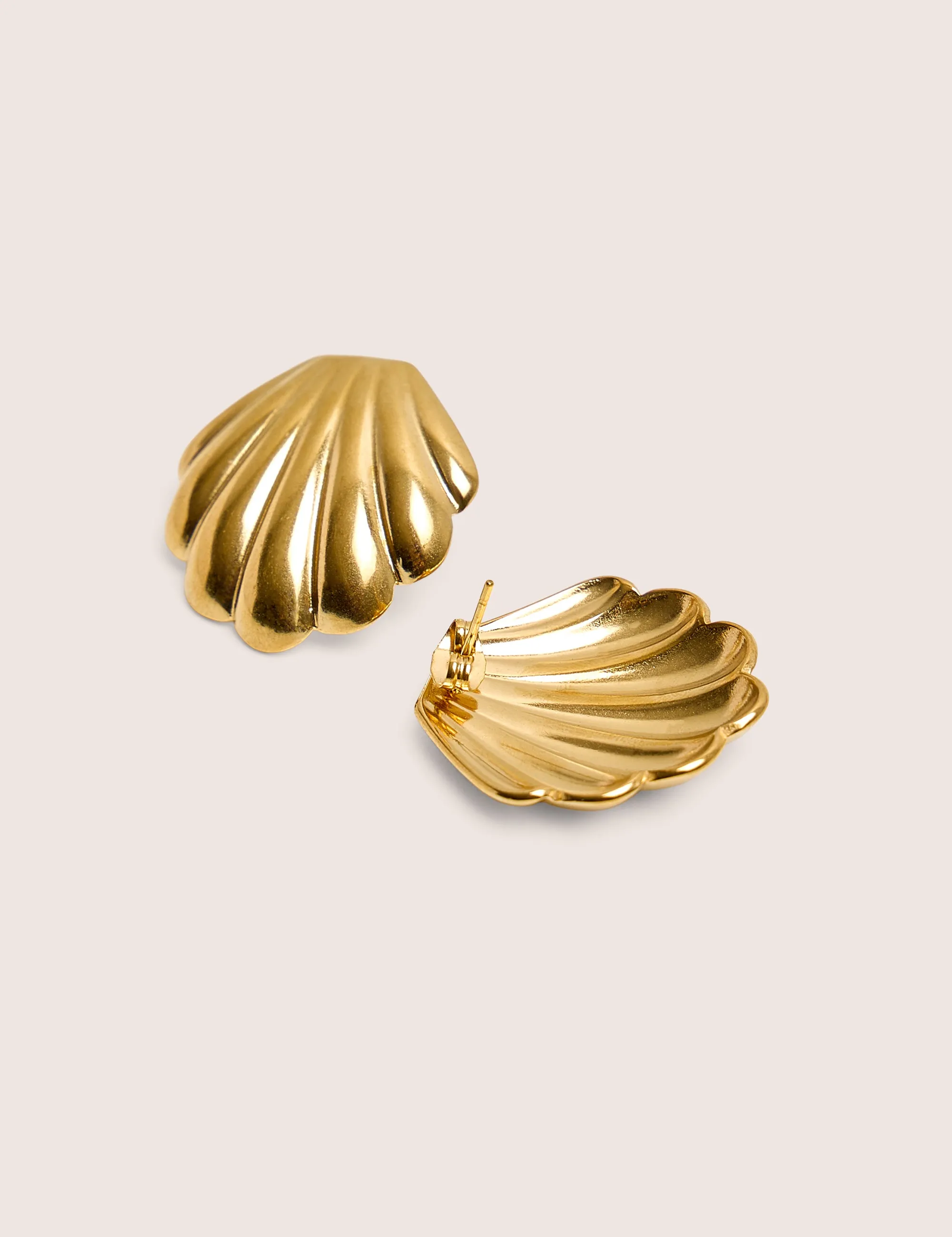 Shell Detail Earrings Gold sold by Public Desire product image thumbnail 3