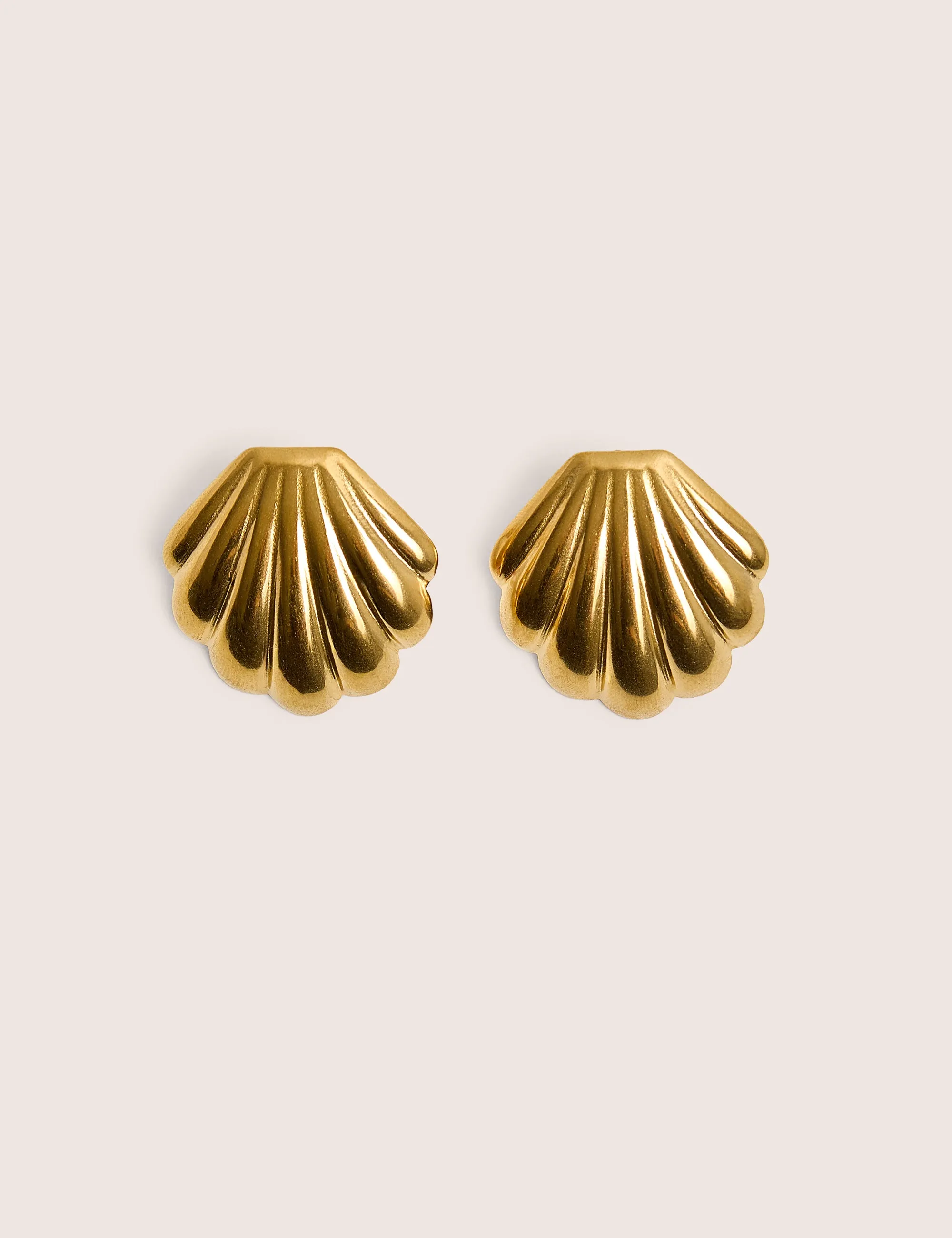Shell Detail Earrings Gold sold by Public Desire product image thumbnail 2