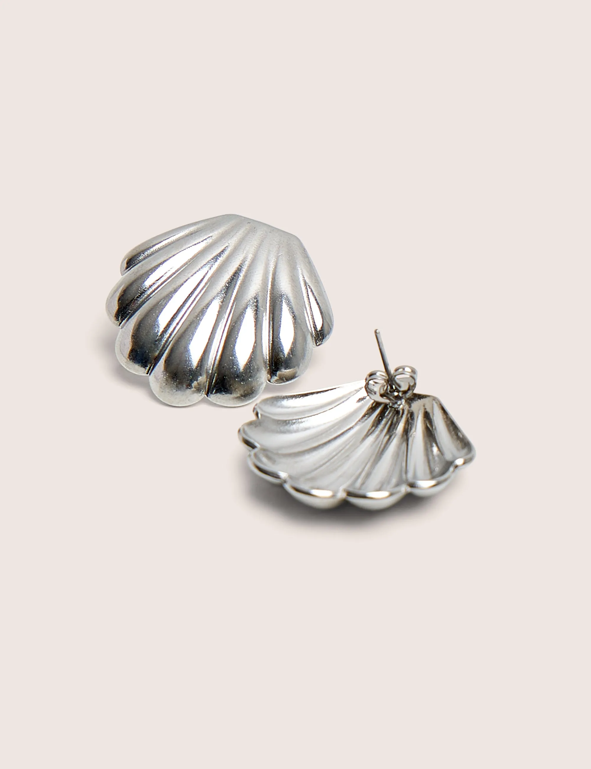 Shell Detail Earrings Silver sold by Public Desire product image thumbnail 3