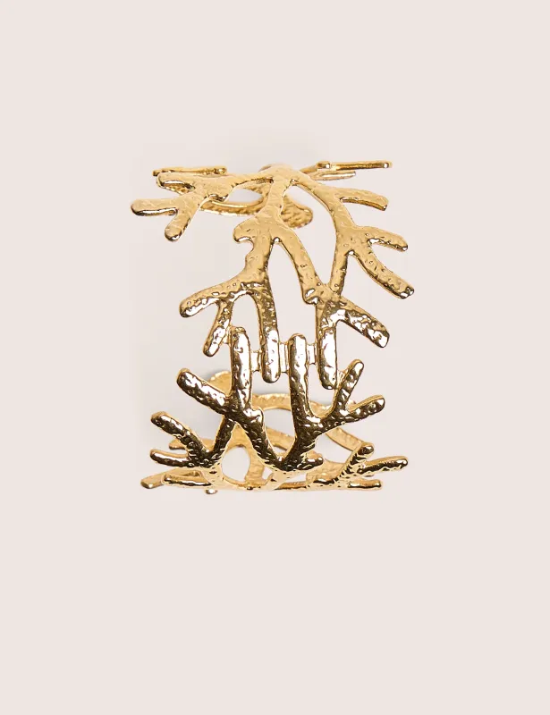Sealife Inspired Cuff in Gold made by Public Desire