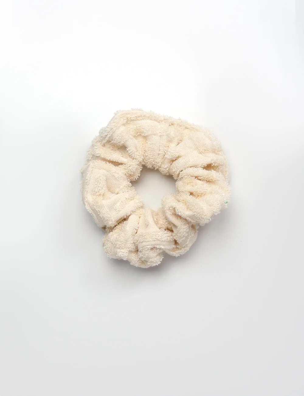 Goldie Ecru Towelling Scrunchie sold by Public Desire