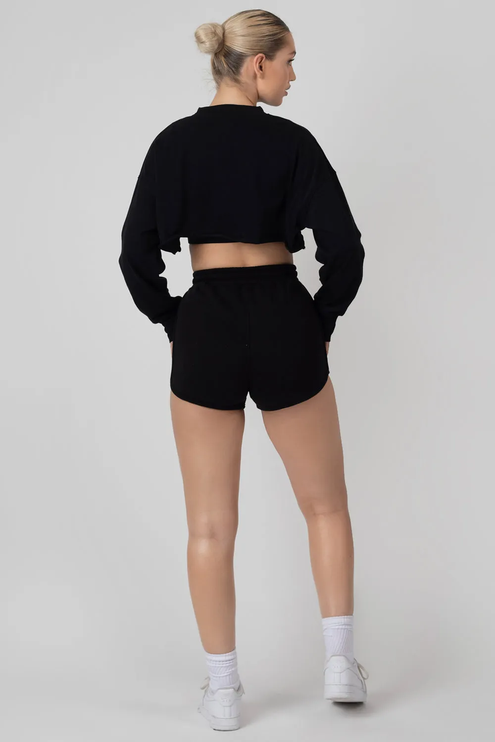 Layered Cropped T-Shirt Black sold by Public Desire product image thumbnail 4
