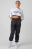 Super Cropped Printed T Shirt Grey sold by Public Desire