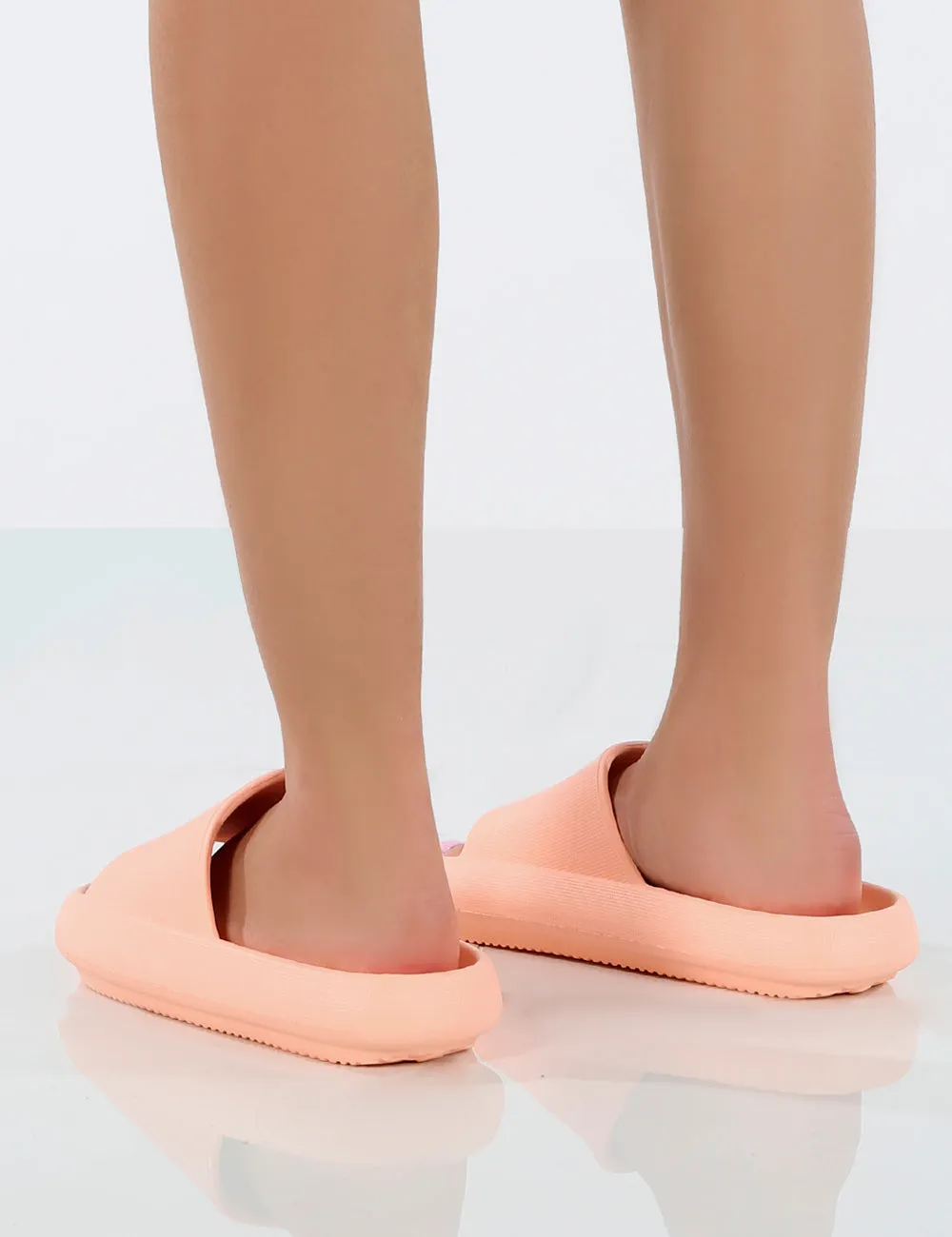 Solar Pink Rubber Flat Sliders sold by Public Desire product image thumbnail 2