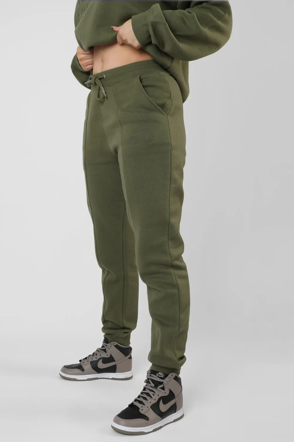 Seam Front 90S Joggers Khaki sold by Public Desire product image thumbnail 2
