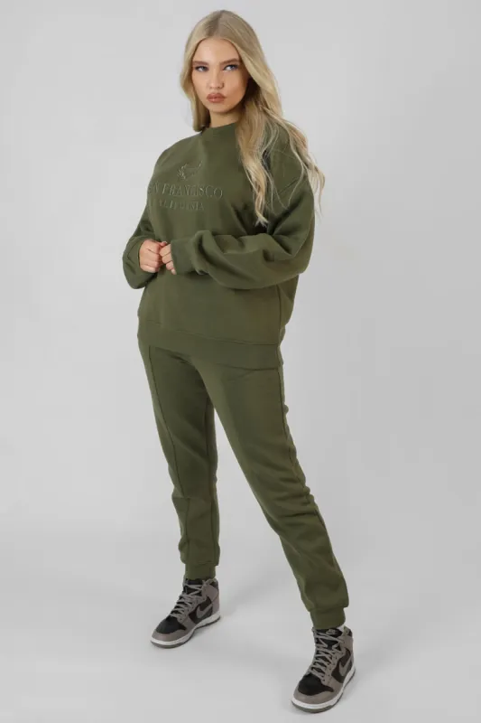 Seam Front 90S Joggers Khaki sold by Public Desire