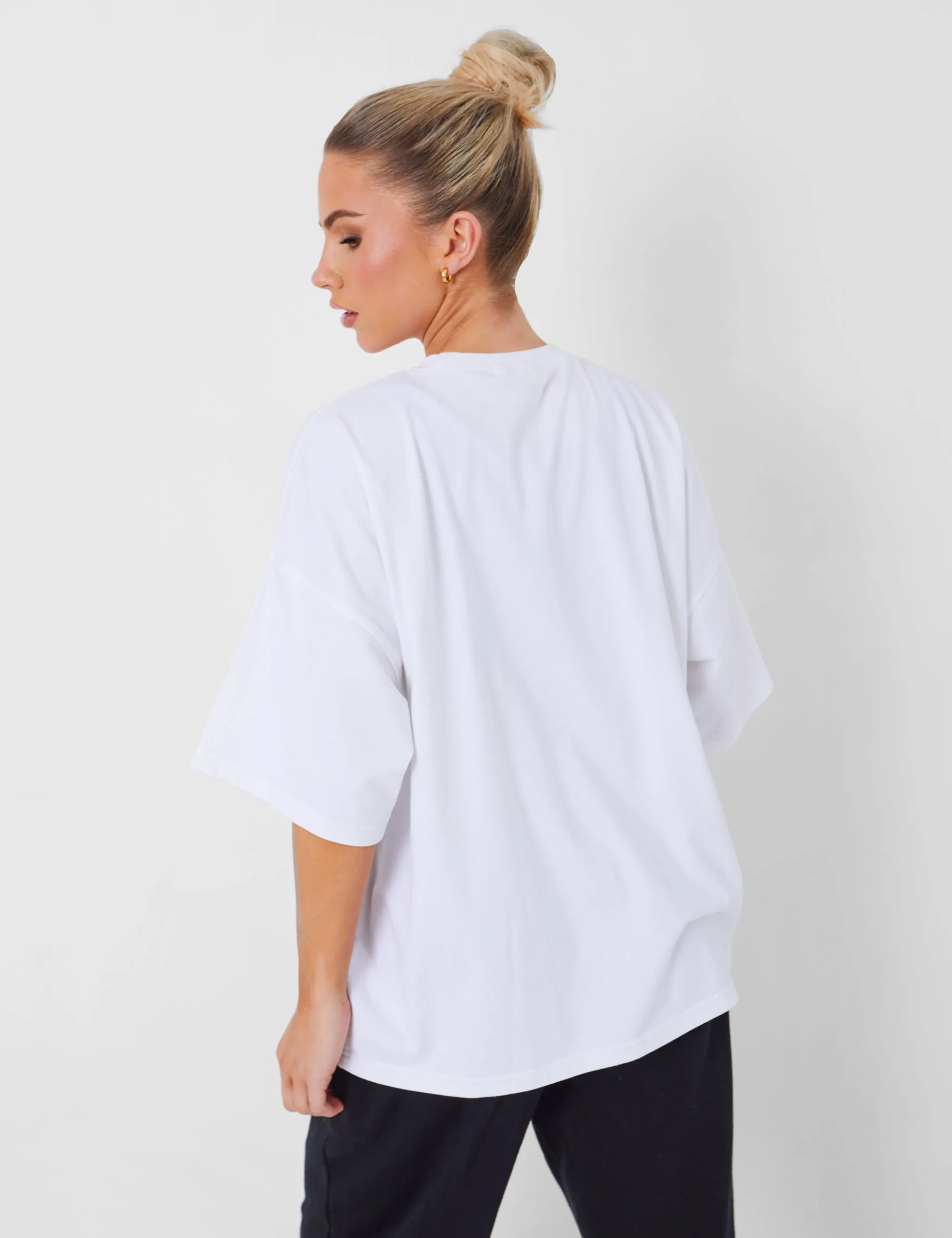 Kaiia Studio Oversized T-shirt White sold by Public Desire product image thumbnail 4
