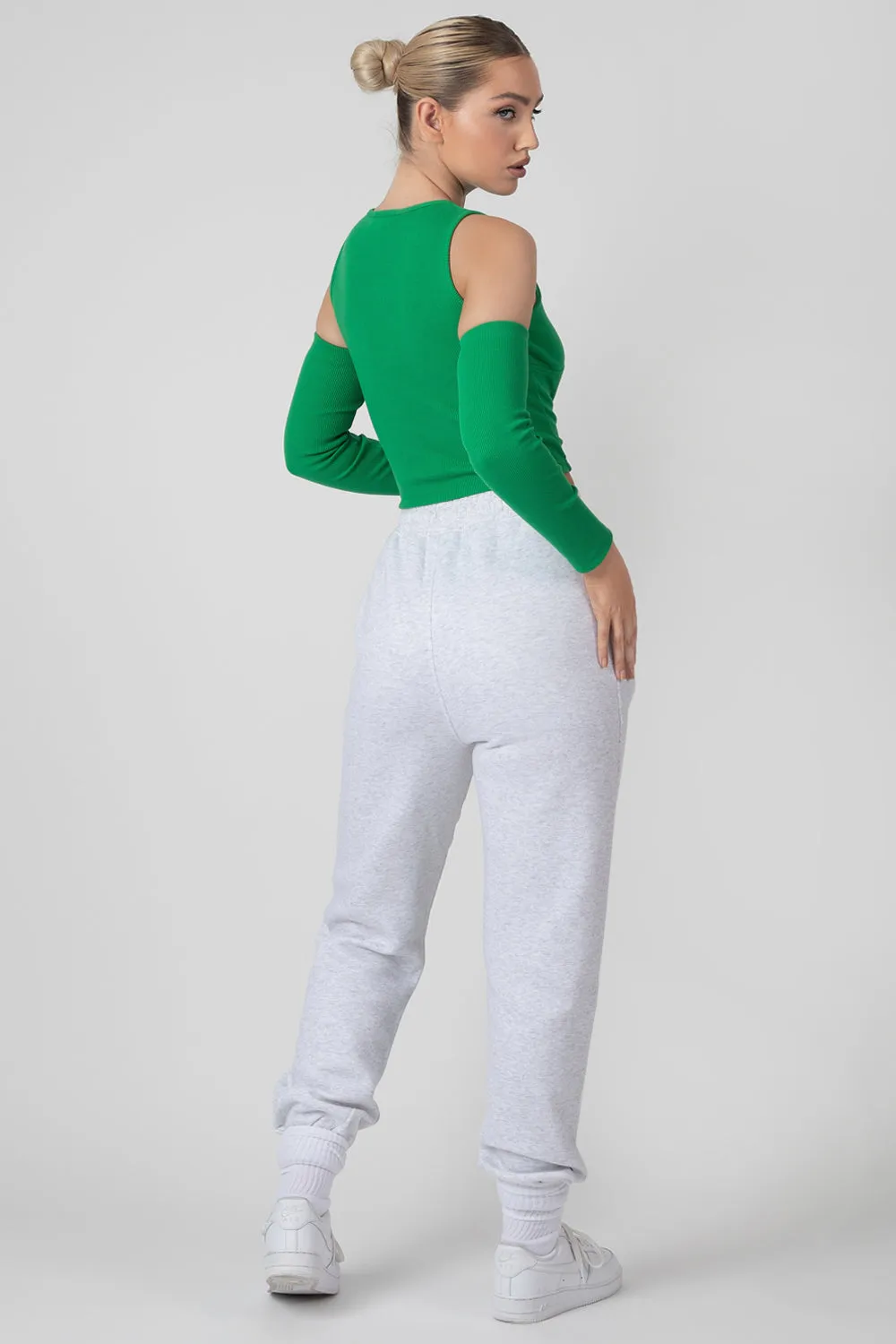 Arm Warmer Underbust Top Green sold by Public Desire product image thumbnail 4
