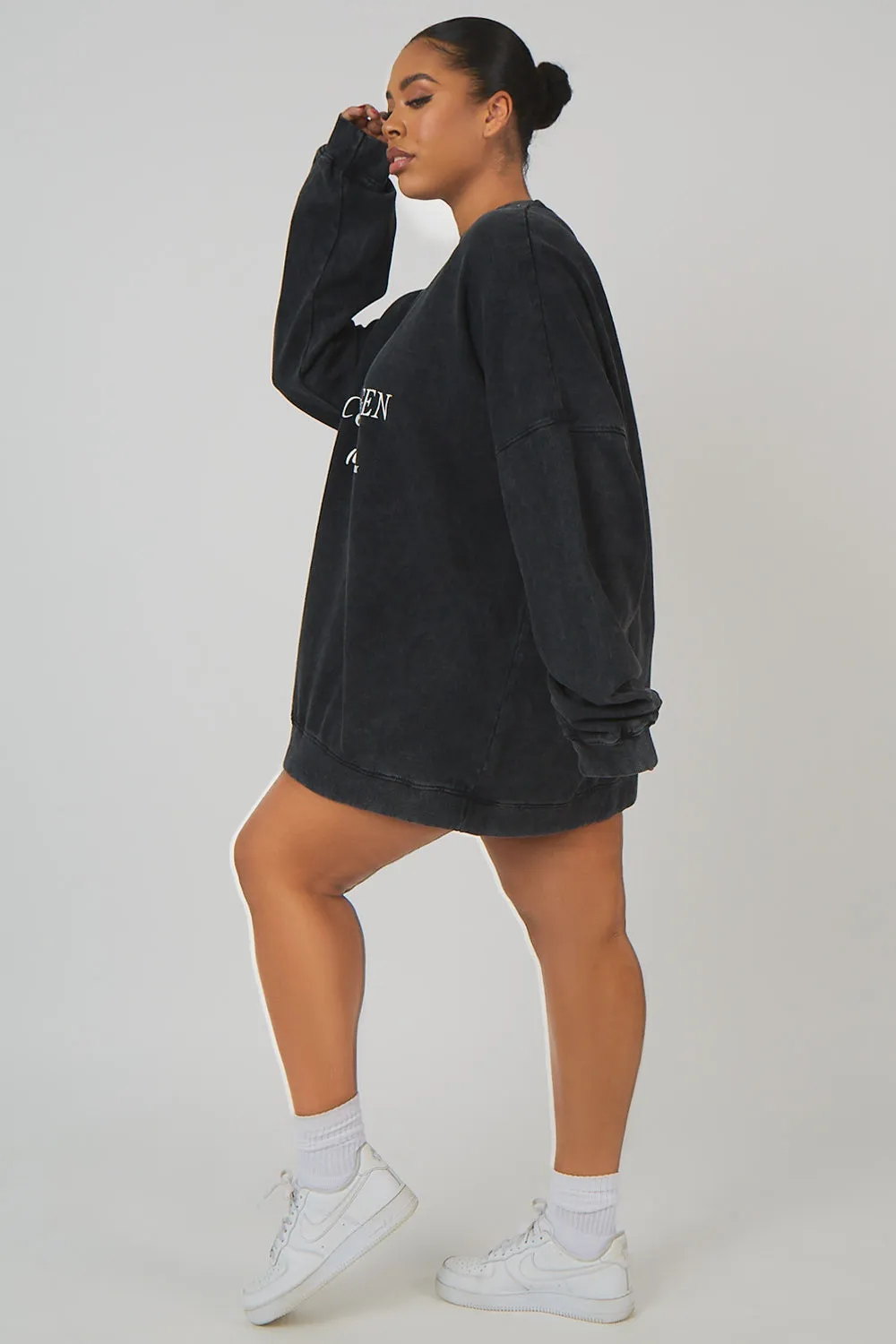 Curve Longline Copenhagen Sweat Acid Wash sold by Public Desire product image thumbnail 3