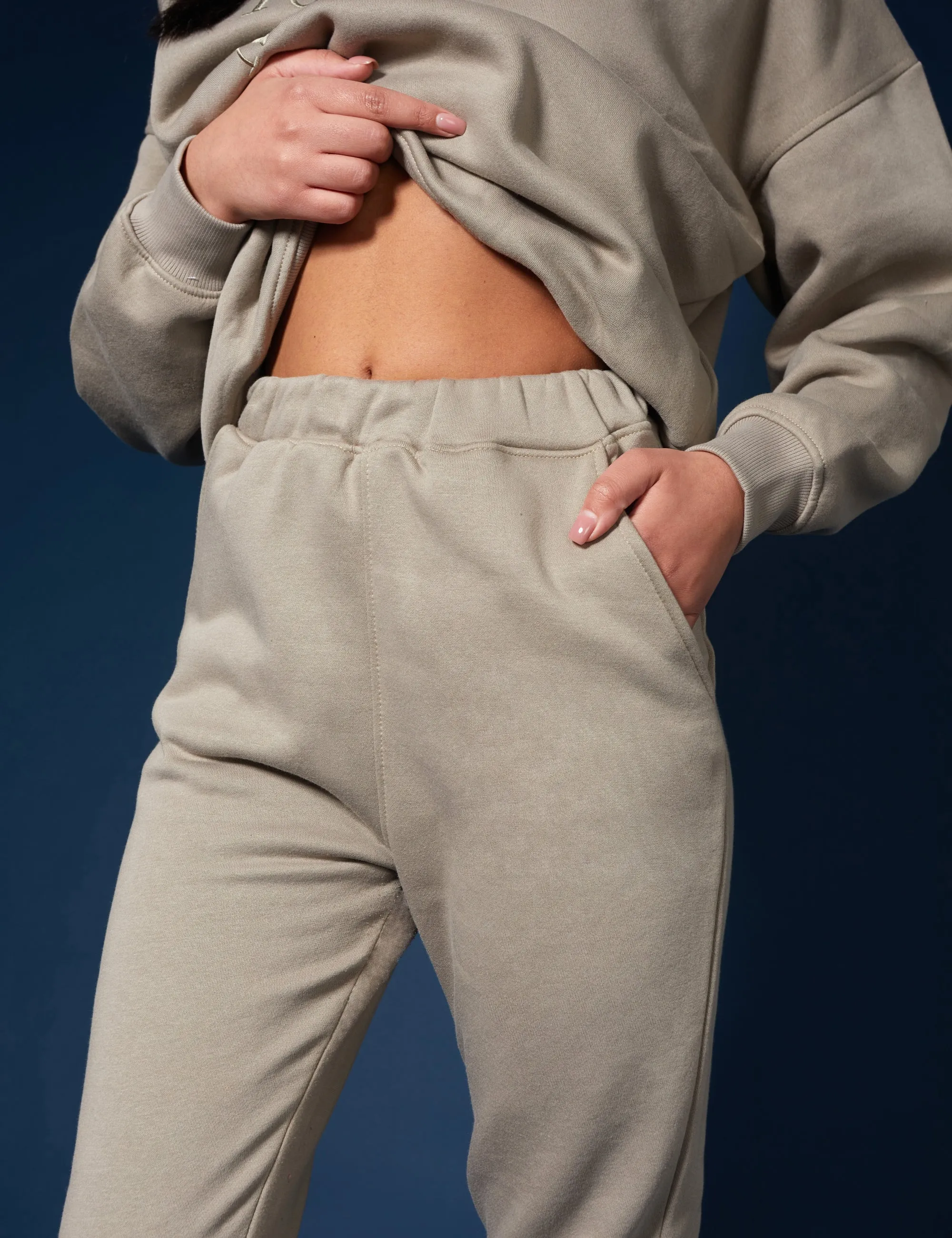 90S Oversized Joggers Khaki sold by Public Desire product image thumbnail 3