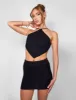 Crochet Mini Skirt Black sold by Public Desire