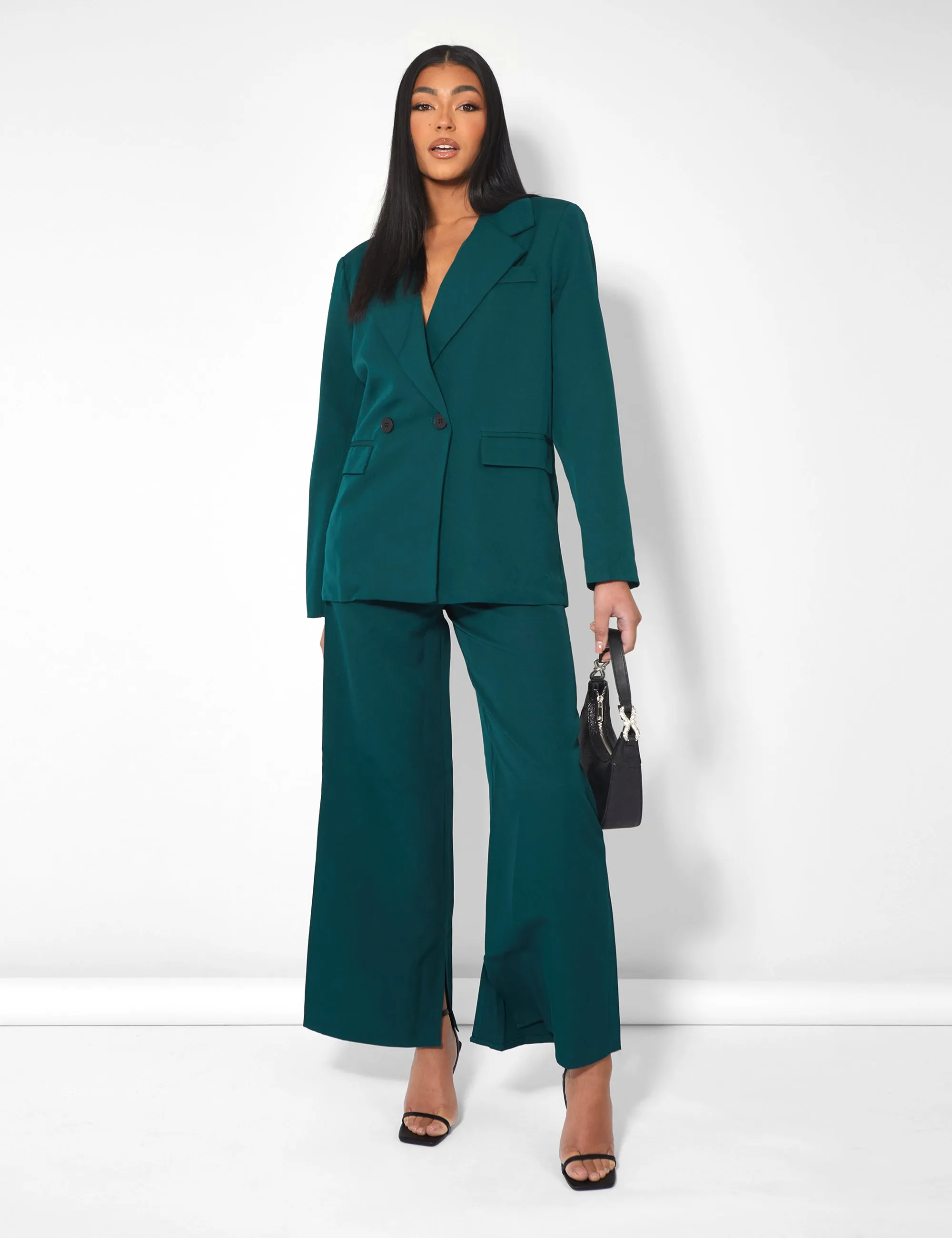 Dad Trousers Forest Green sold by Public Desire