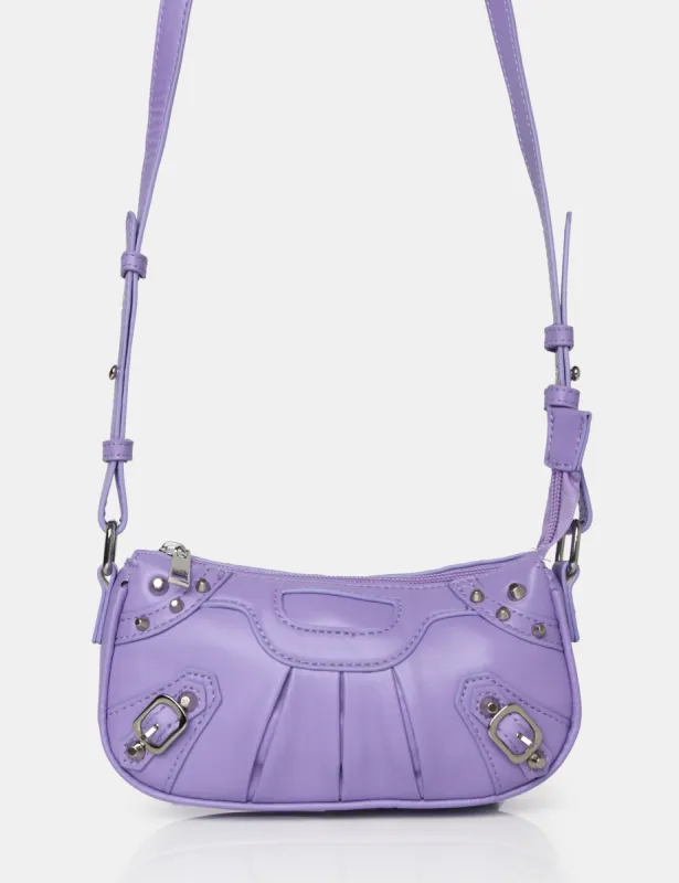 The Bliss Lilac Mini Cross Bag sold by Public Desire
