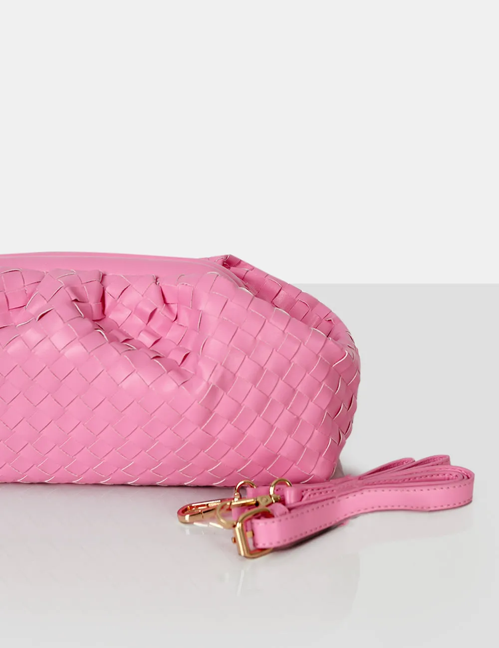 Project Pink Weave Clutch Bag sold by Public Desire product image thumbnail 4
