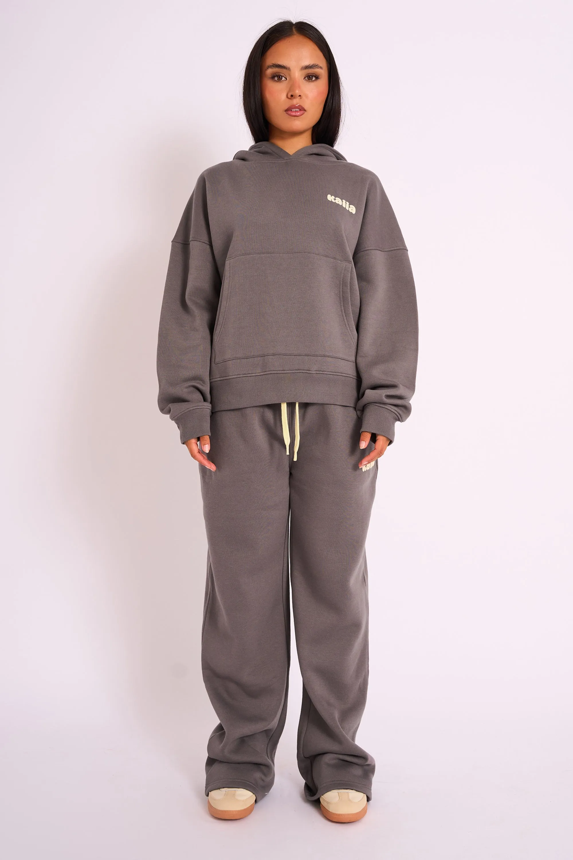 Kaiia Studio Oversized Hoodie Dark Grey sold by Public Desire product image thumbnail 2