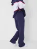Kaiia Wide Leg Sweat Pants in Navy sold by Public Desire