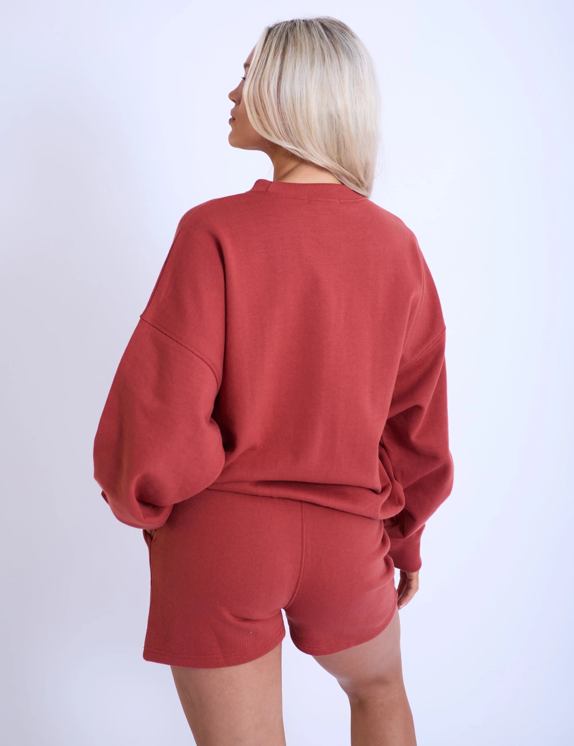 Kaiia Sport Oversized Sweatshirt Rust & Pink sold by Public Desire product image thumbnail 2