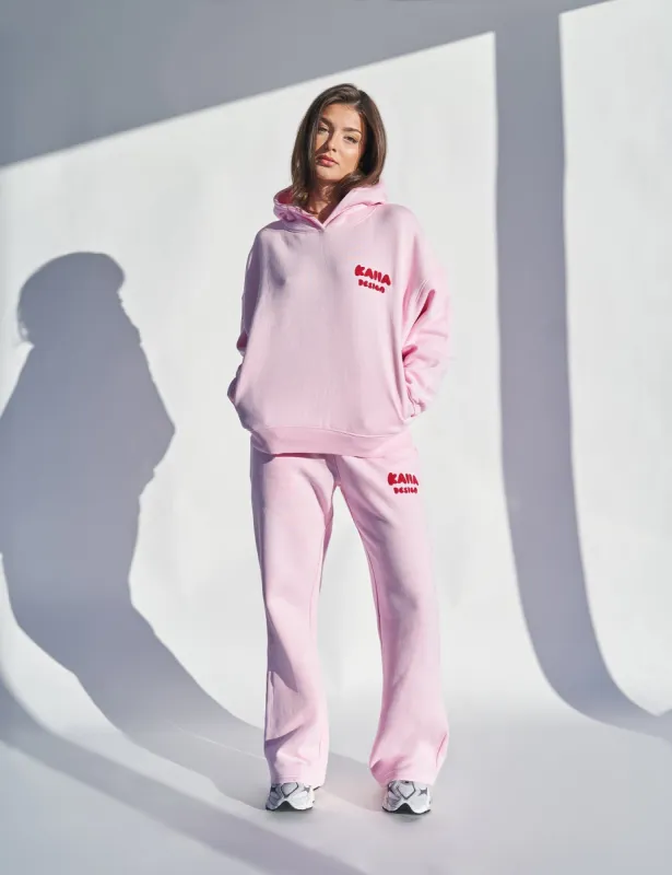 Kaiia Design Bubble Graphic Jogger Baby Pink and Red sold by Public Desire