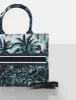 The Lourdes Canvas Blue Tote Bag sold by Public Desire