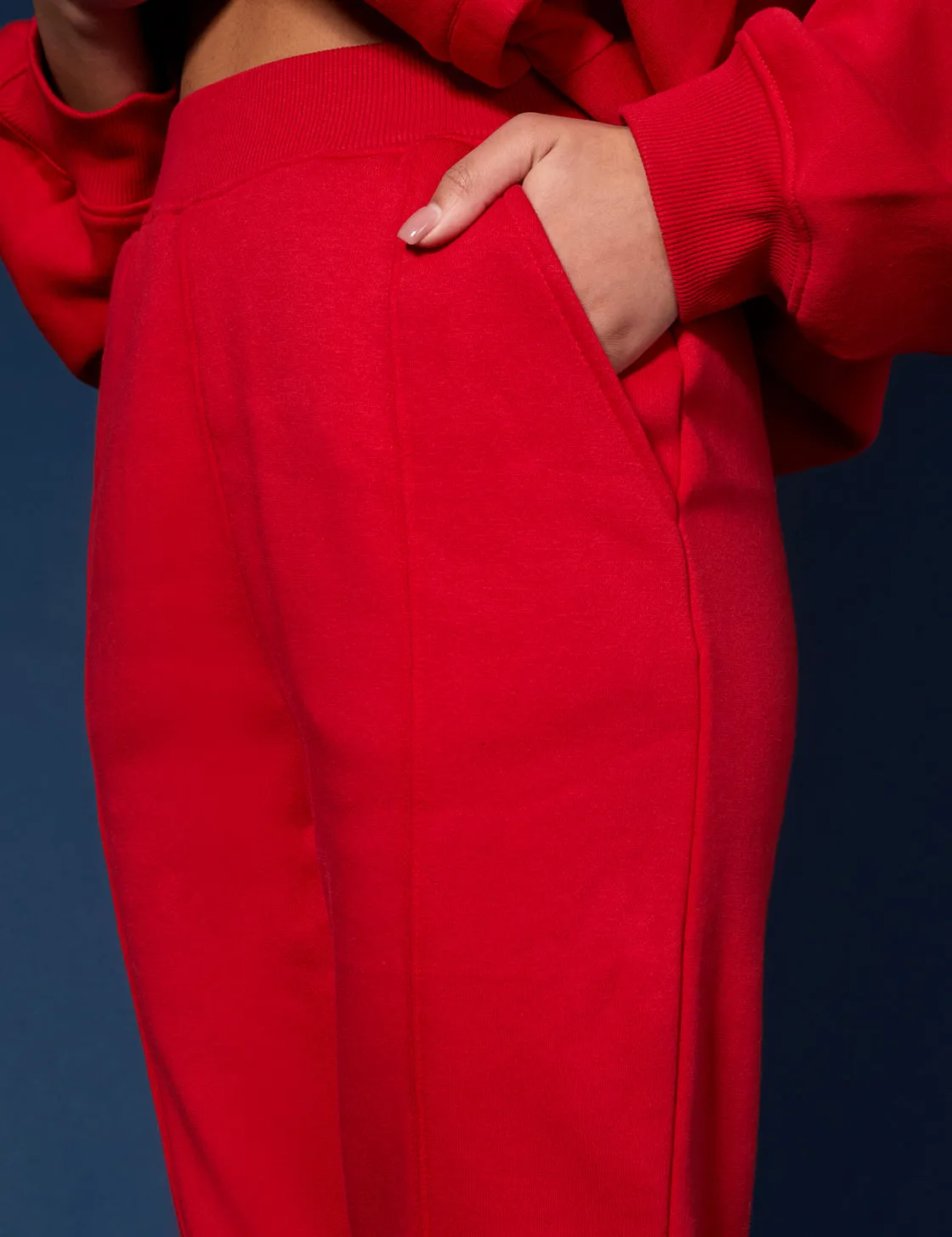 Seam Front 90S Joggers Red sold by Public Desire product image thumbnail 5