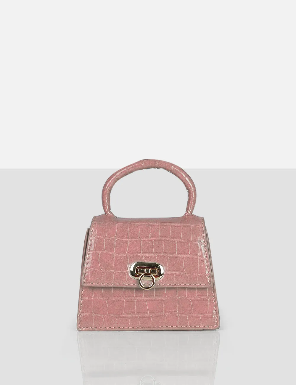 The Lilly Pink Textured Mini Bag sold by Public Desire