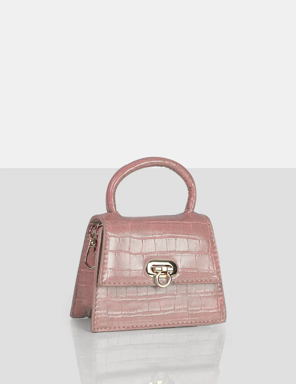 The Lilly Pink Textured Mini Bag sold by Public Desire product image thumbnail 2