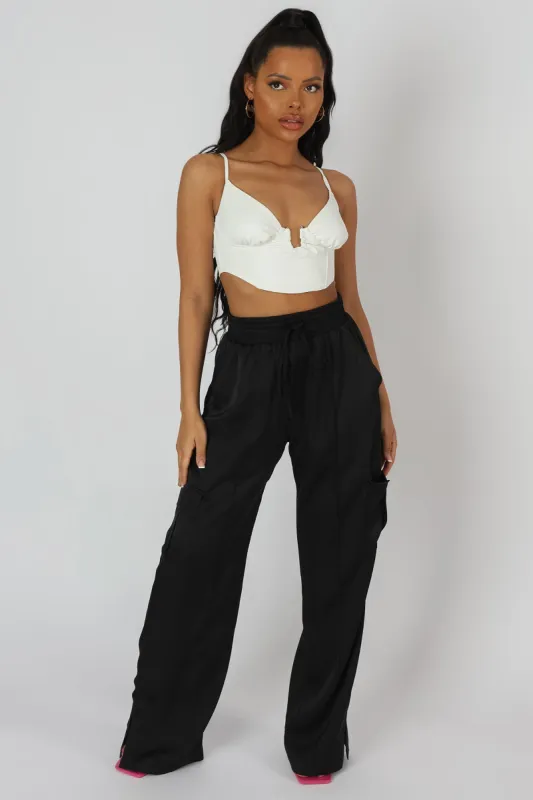 U Trim Corset Bralet Ivory sold by Public Desire