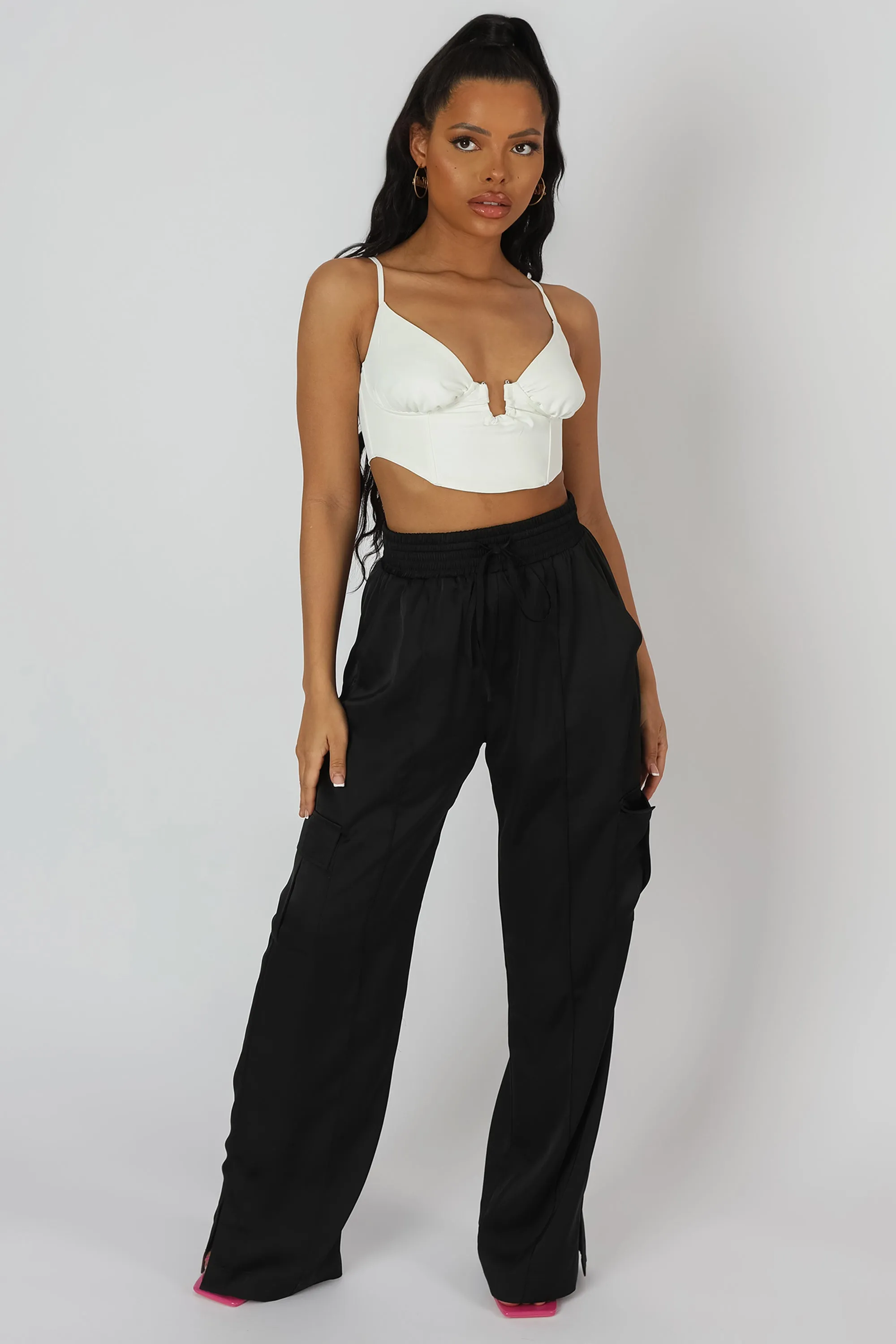 U Trim Corset Bralet Ivory sold by Public Desire