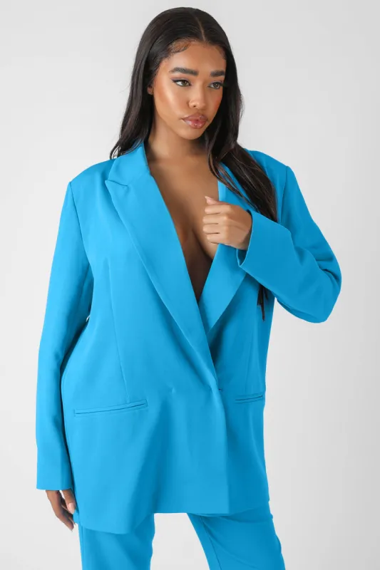 Oversized Blazer Blue sold by Public Desire