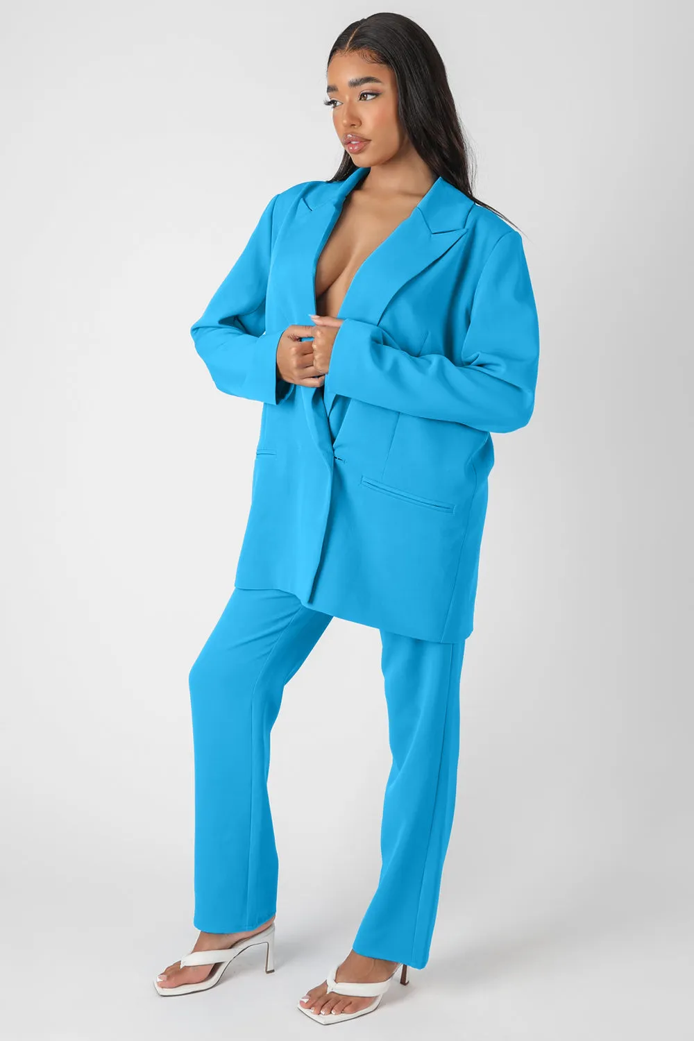 Oversized Blazer Blue sold by Public Desire product image thumbnail 3